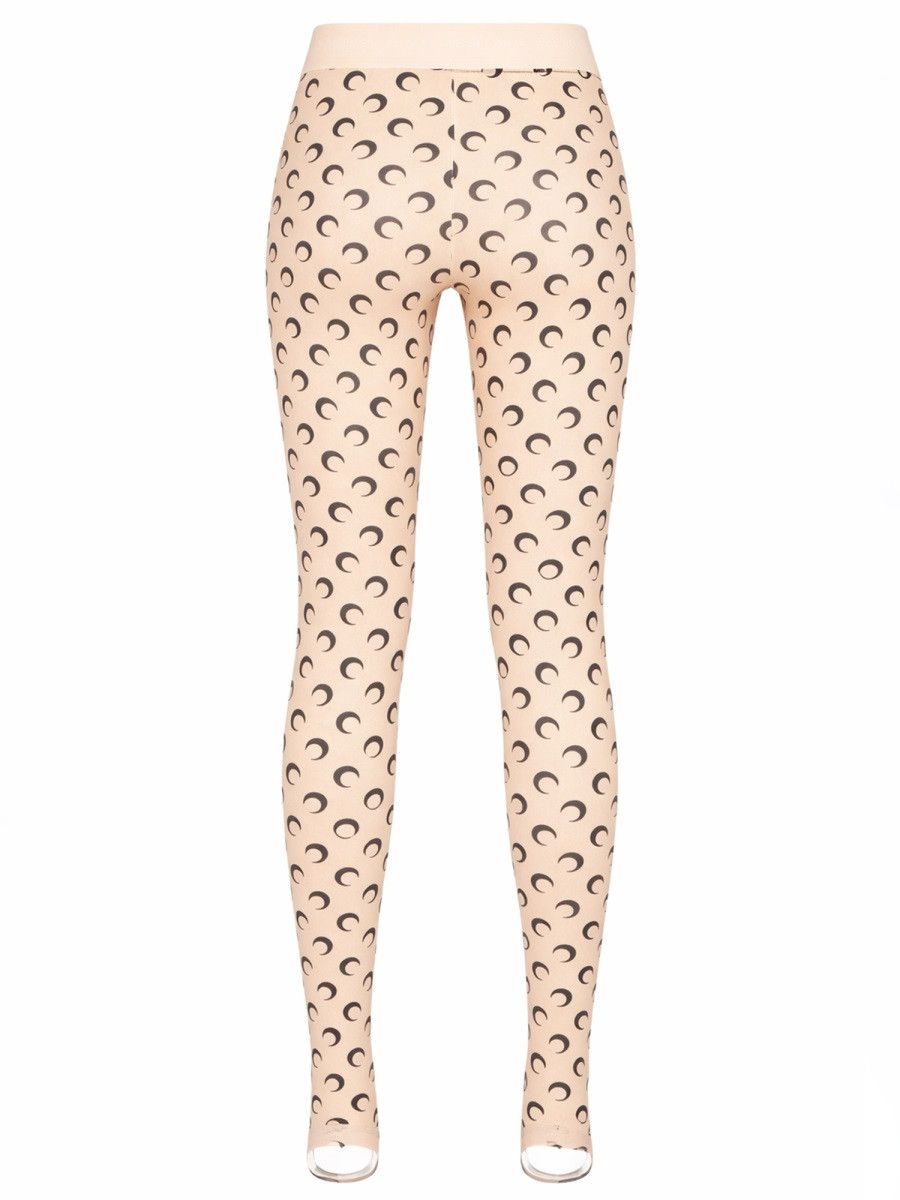 Marine Serre MARINE SERRE "MOON" LEGGINGS - NUDE Size 30" / US 8 / IT 44 - 3 Thumbnail