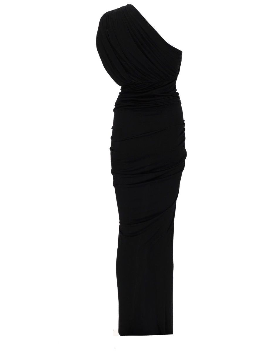 Rick Owens Lilies RICK OWENS LILIES ABITO "AVRA" - BLACK (IT 42) Size M / US 6-8 / IT 42-44 - 2 Thumbnail