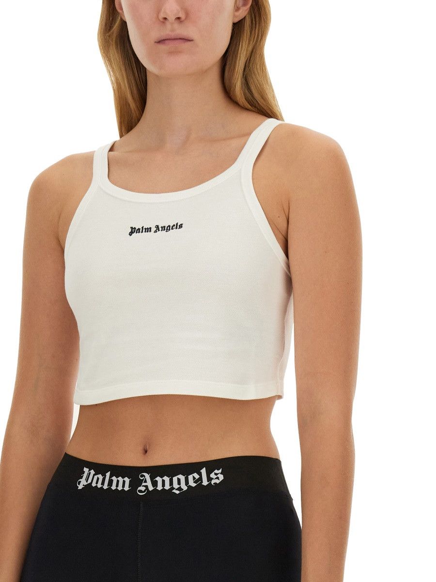 Palm Angels PALM ANGELS TANK TOP - WHITE Size S / US 4 / IT 40 - 4 Thumbnail