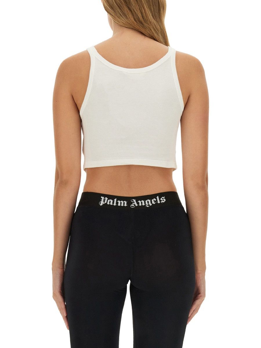 Palm Angels PALM ANGELS TANK TOP - WHITE Size XS / US 0-2 / IT 36-38 - 3 Thumbnail