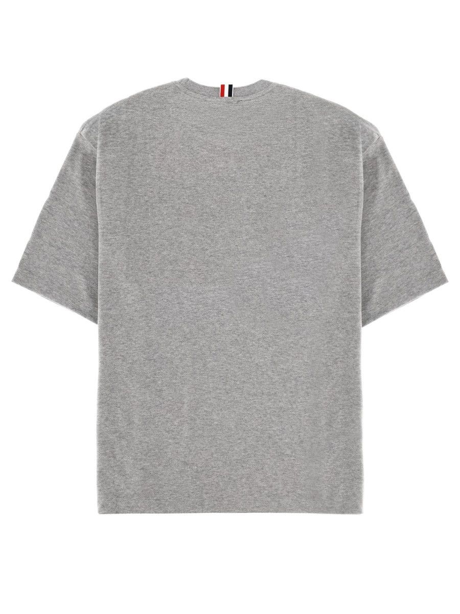 Thom Browne THOM BROWNE "MILAN" T-SHIRT - GREY (JP 5) Size US XXL / EU 58 / 5 - 2 Thumbnail