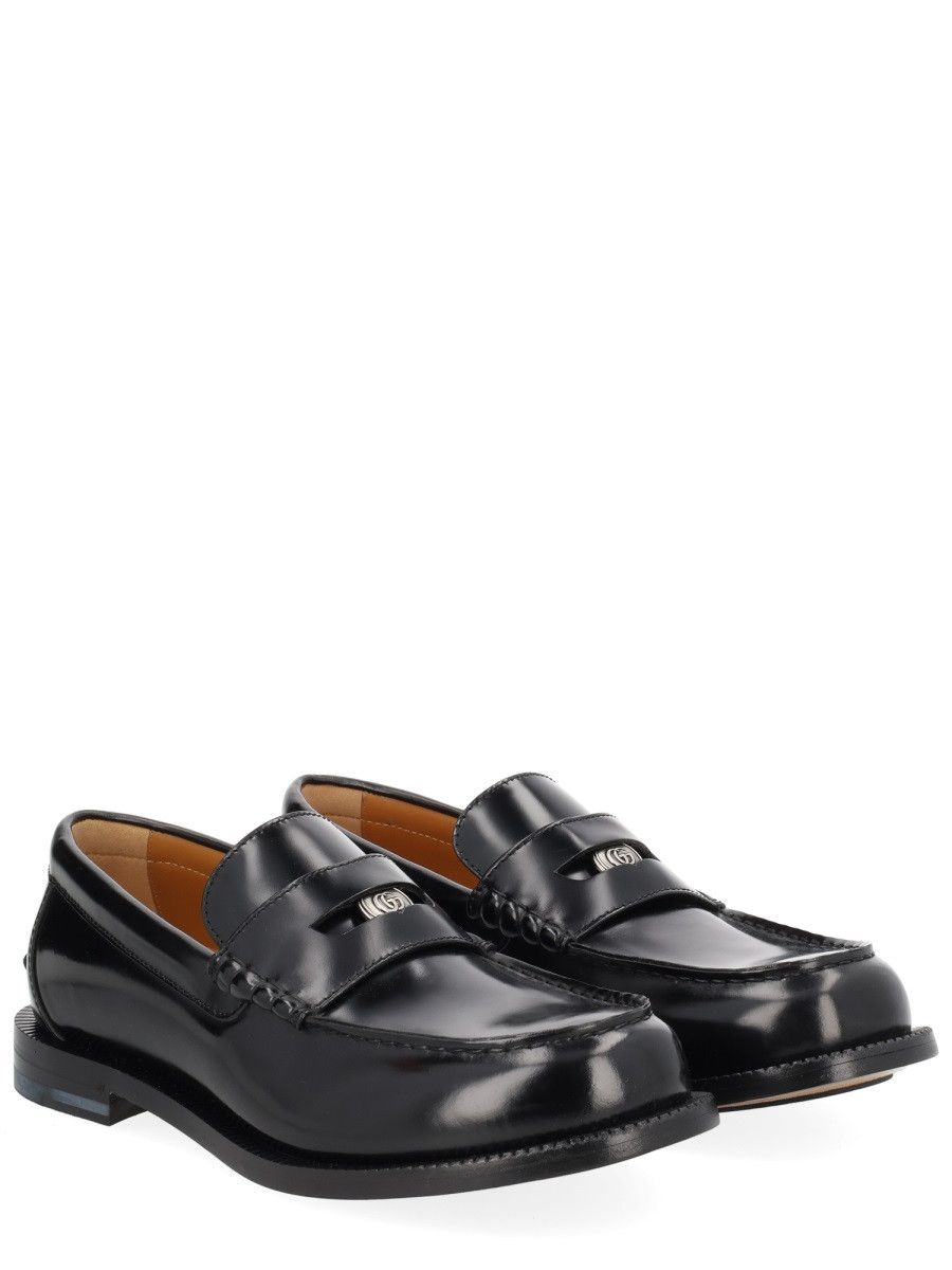 Gucci GUCCI LEATHER LOAFER - BLACK (UK 9) Size US 10 / EU 43 - 2 Thumbnail