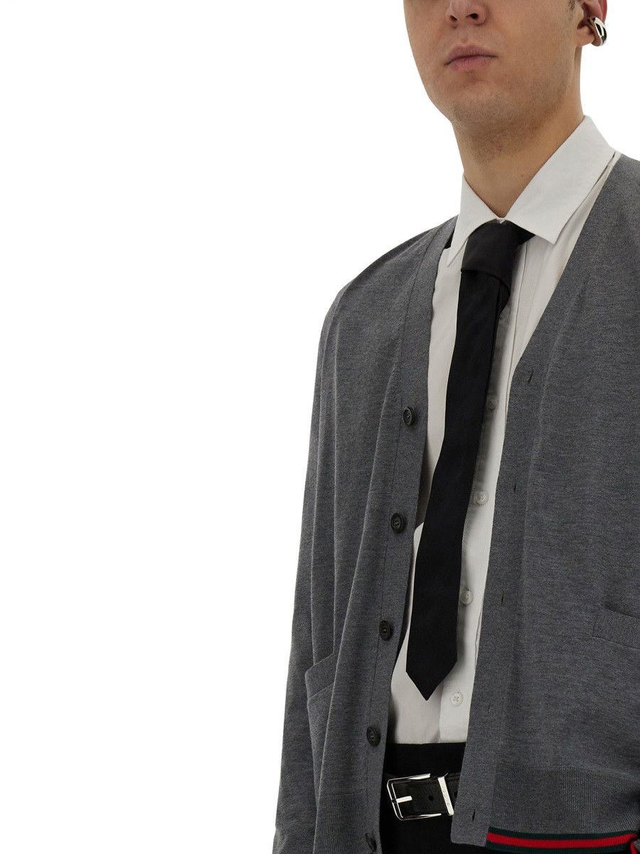 Gucci GUCCI WEB PATTERN CARDIGAN - BLUE Size US XL / EU 56 / 4 - 4 Thumbnail