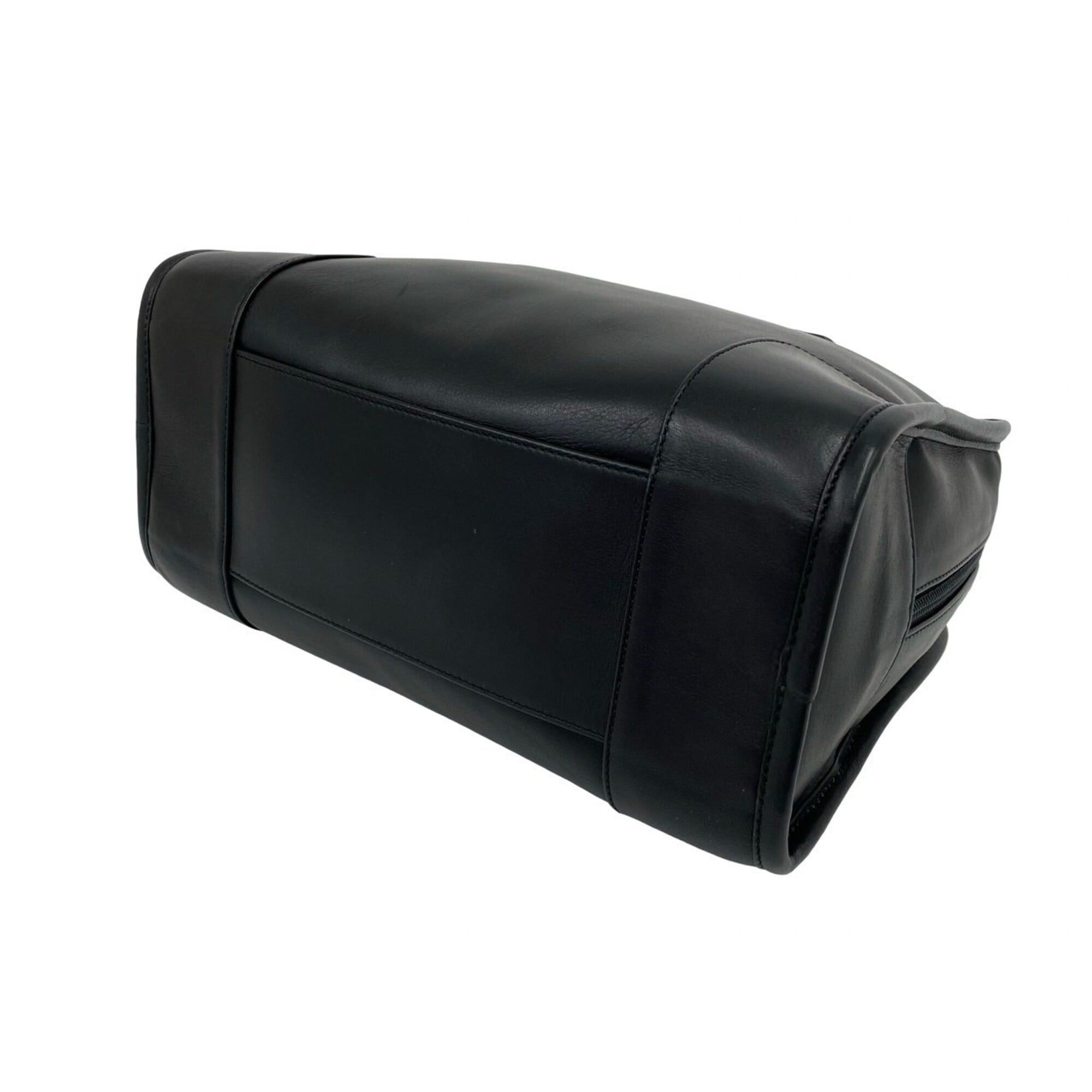 Loewe LOEWE Vintage Amazona 28 Anagram Logo Leather Handbag Mini Boston Bag Black 48980 Size ONE SIZE - 8 Thumbnail