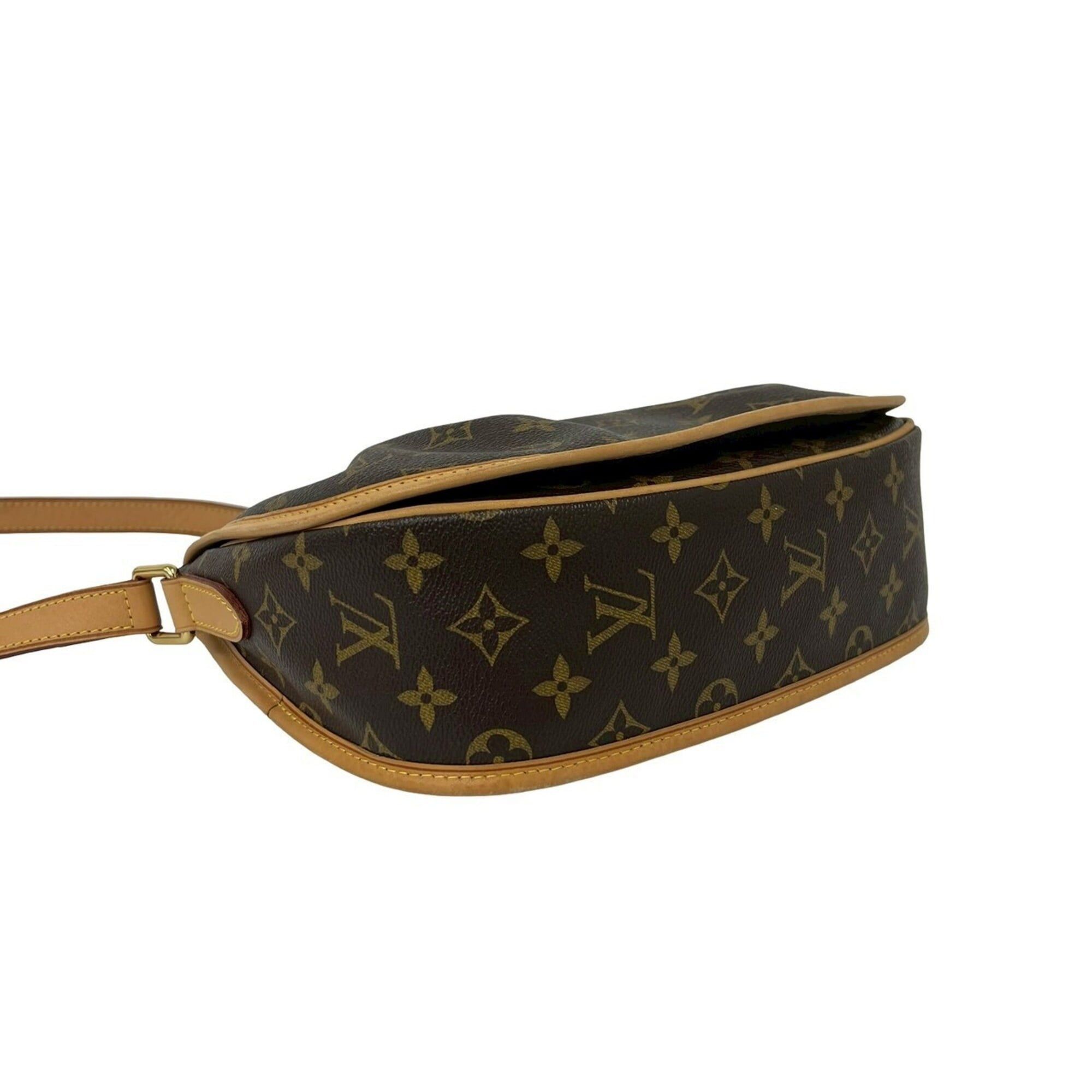 Louis Vuitton LOUIS VUITTON Menilmontant PM Monogram Leather Shoulder Bag/Pochette, Brown, 19517 Size ONE SIZE - 7 Thumbnail
