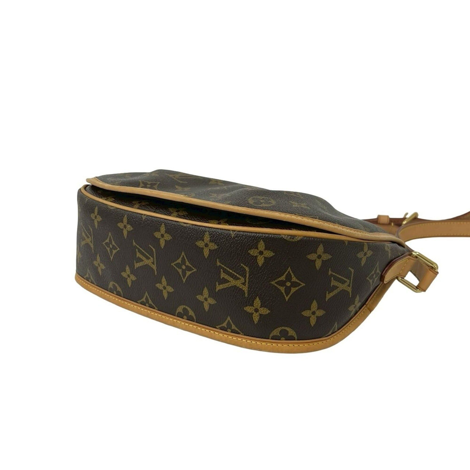 Louis Vuitton LOUIS VUITTON Menilmontant PM Monogram Leather Shoulder Bag/Pochette, Brown, 19517 Size ONE SIZE - 8 Thumbnail