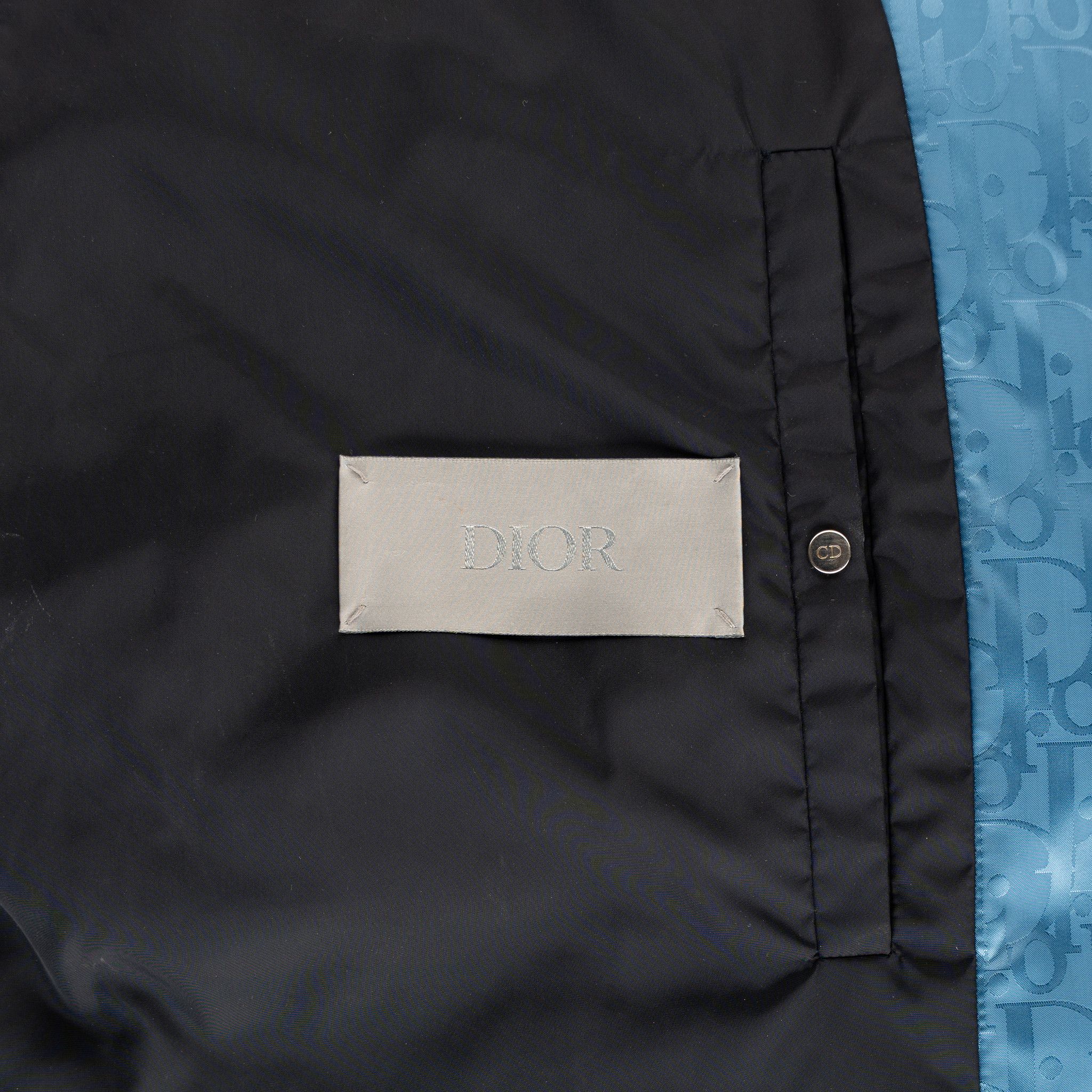 Dior Dior Oblique Down Jacket Bleu Size US L / EU 52-54 / 3 - 5 Thumbnail