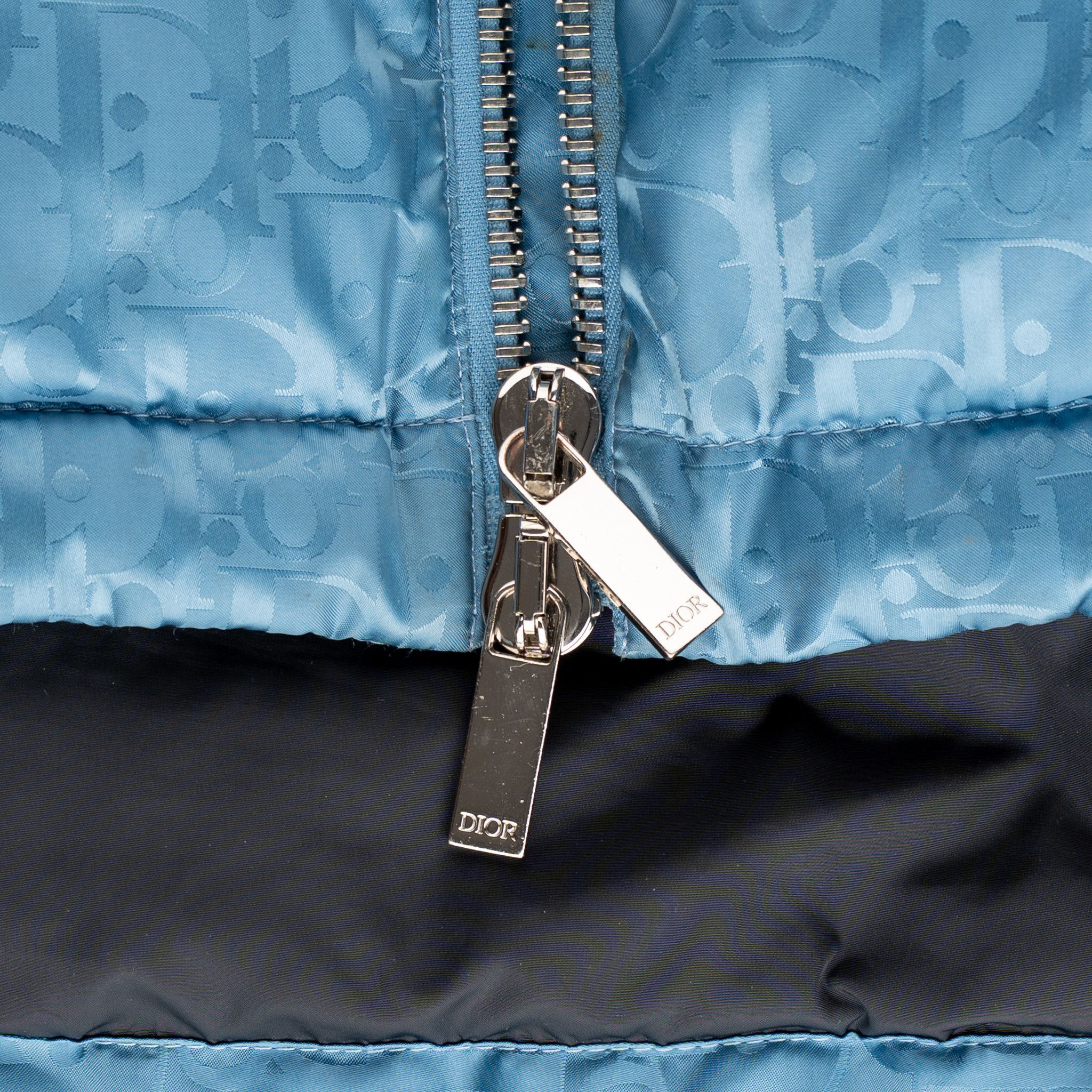 Dior Dior Oblique Down Jacket Bleu Size US L / EU 52-54 / 3 - 4 Thumbnail