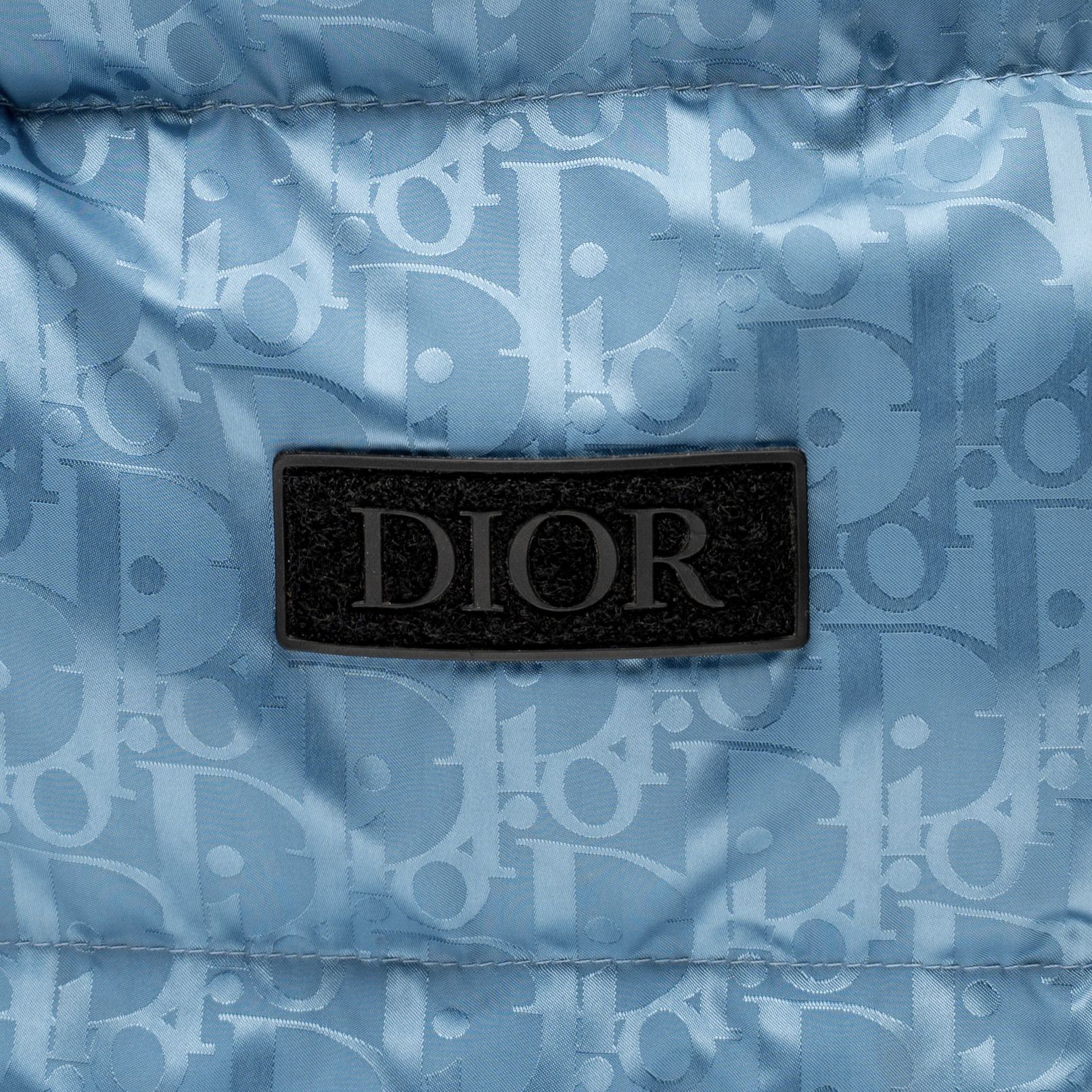 Dior Dior Oblique Down Jacket Bleu Size US L / EU 52-54 / 3 - 3 Thumbnail