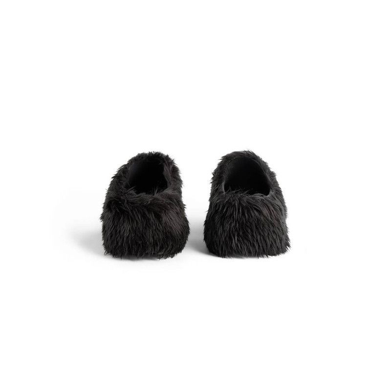 Balenciaga men's crocs™ mule fake fur in black Size US 6 / EU 39 - 5 Thumbnail
