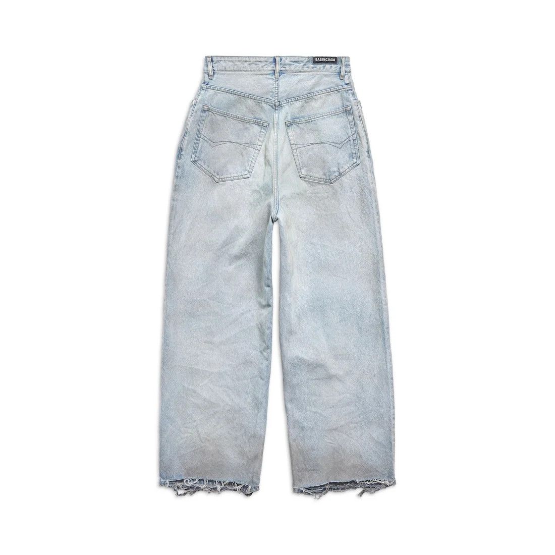 Balenciaga baggy pants in blue dirty effect Size US 30 / EU 46 - 2 Thumbnail