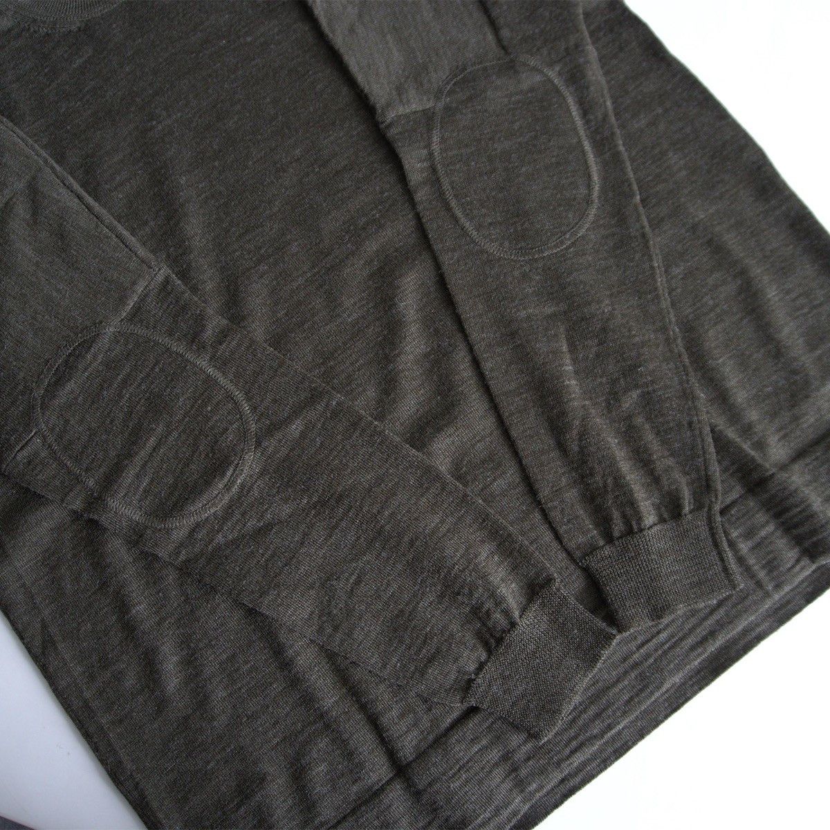 Casey Casey CASEY CASEY S19001 Wool Crew Neck Knit Olive Size M Size US M / EU 48-50 / 2 - 4 Thumbnail