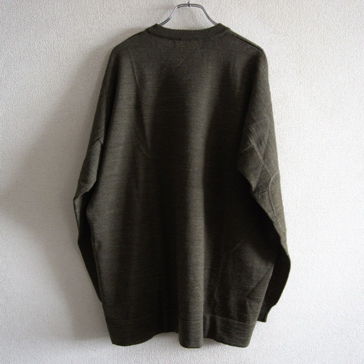 Casey Casey CASEY CASEY S19001 Wool Crew Neck Knit Olive Size M Size US M / EU 48-50 / 2 - 2 Thumbnail