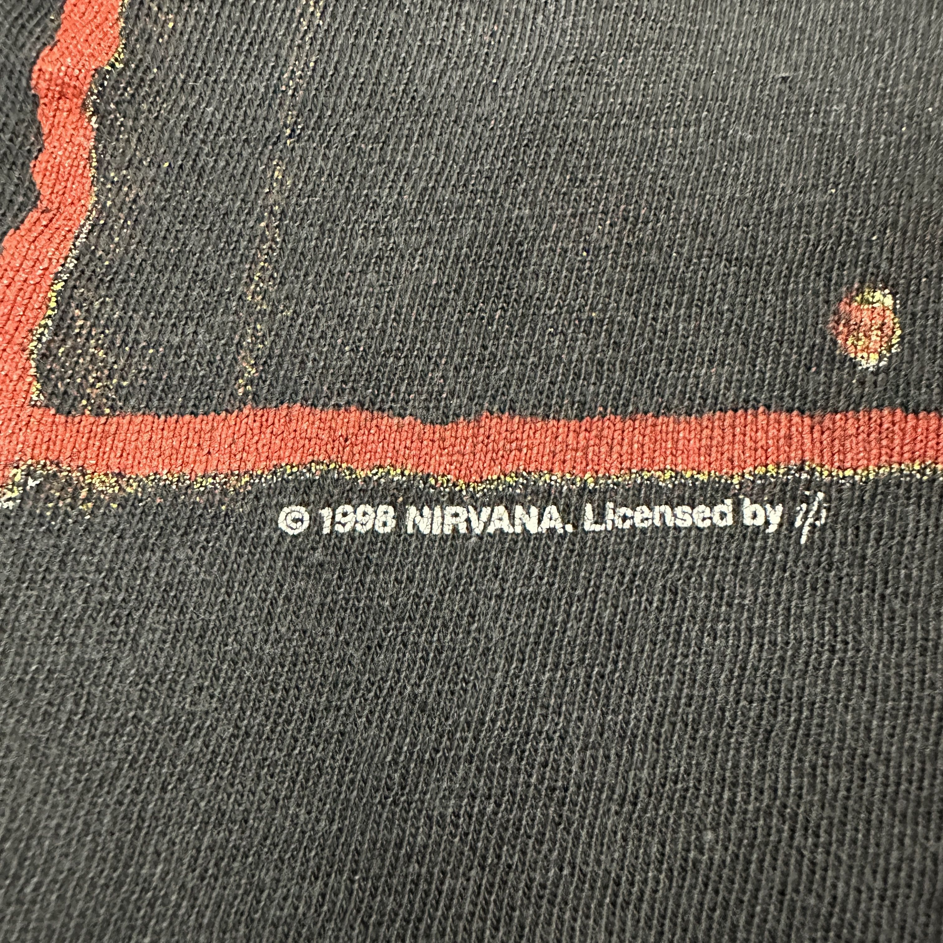 Nirvana Nirvana FLIPPER Vintage T-Shirt Black Size XL Size US XL / EU 56 / 4 - 5 Thumbnail