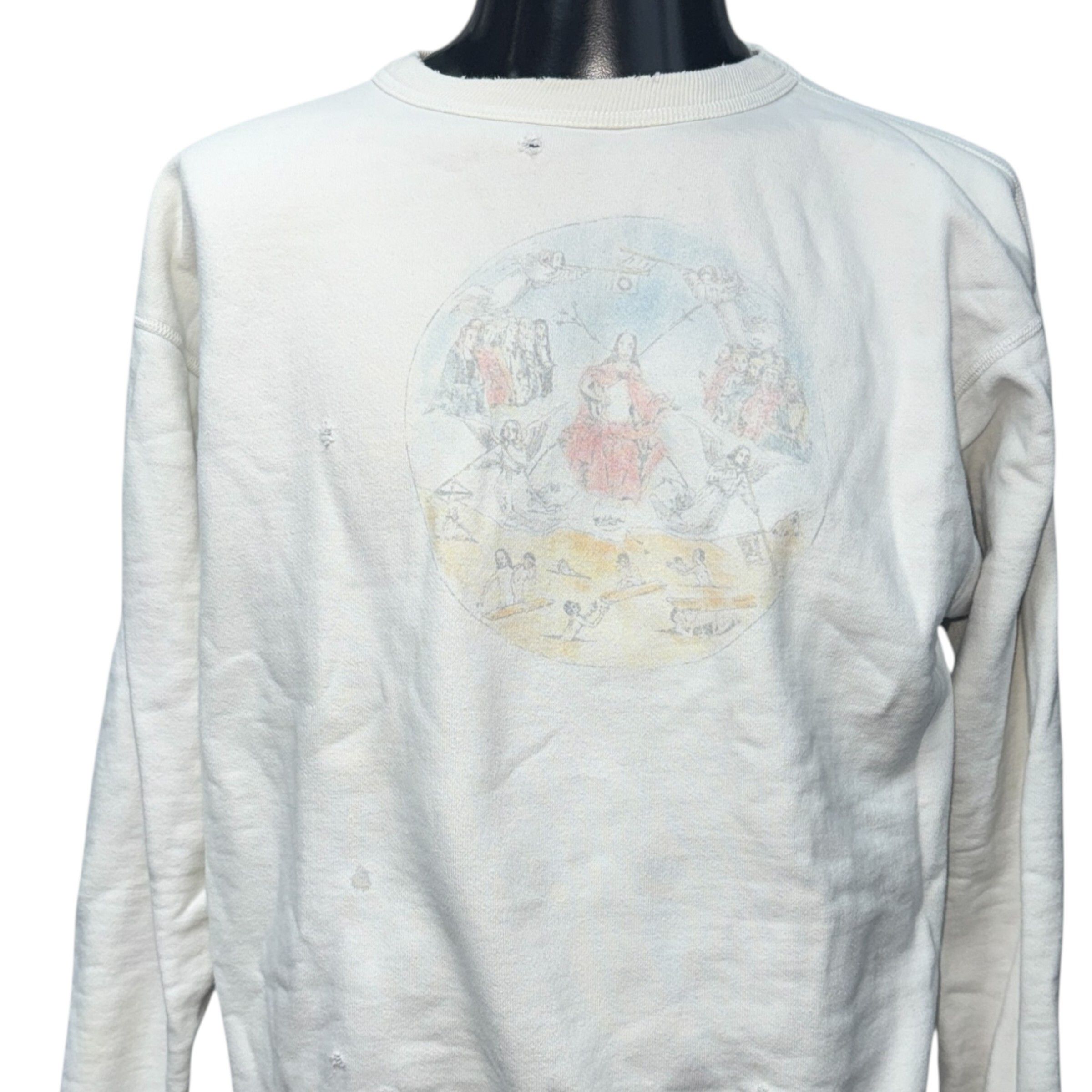 Saint Michael Saint Michael 21SS Sweatshirt White Size M Size US M / EU 48-50 / 2 - 3 Thumbnail