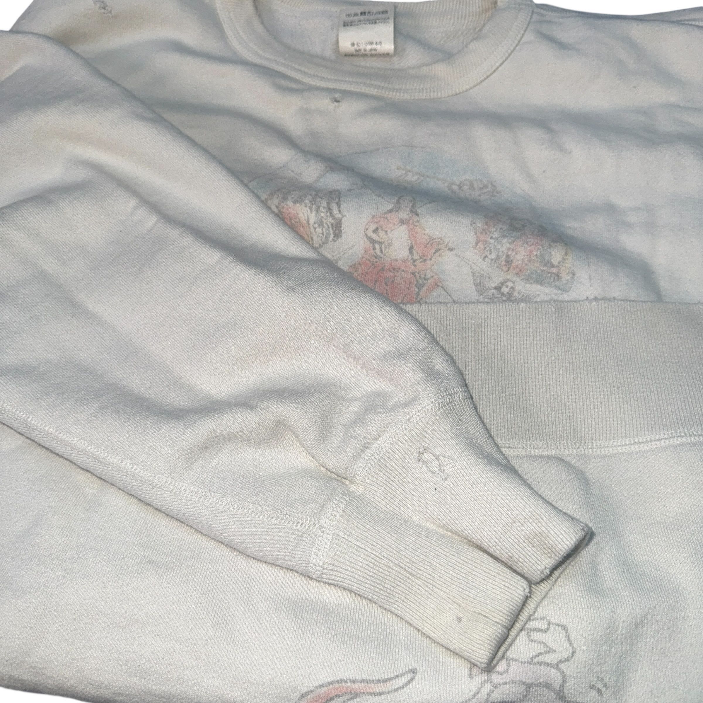 Saint Michael Saint Michael 21SS Sweatshirt White Size M Size US M / EU 48-50 / 2 - 4 Thumbnail