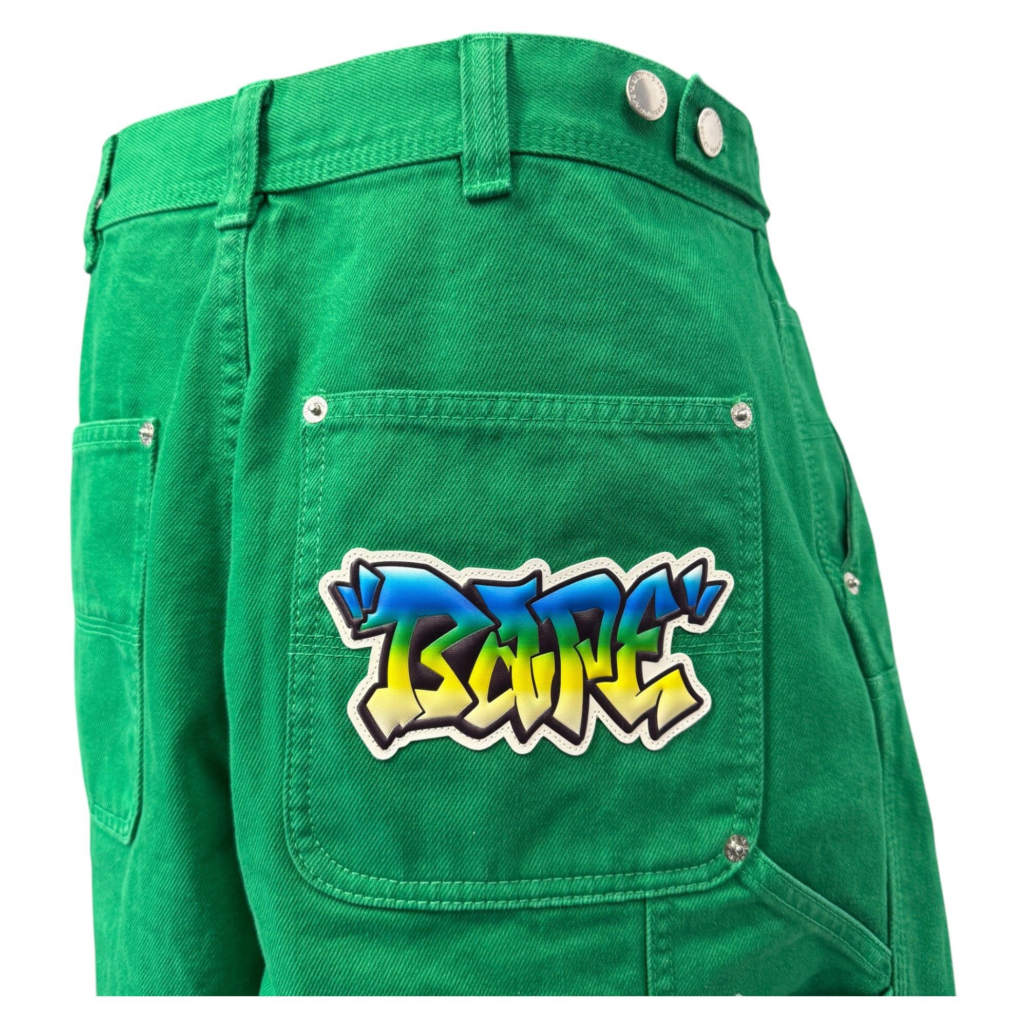 Bape Bape PATCH 2-Tone Washed Work Shorts Size L Size US 34 / EU 50 - 3 Thumbnail