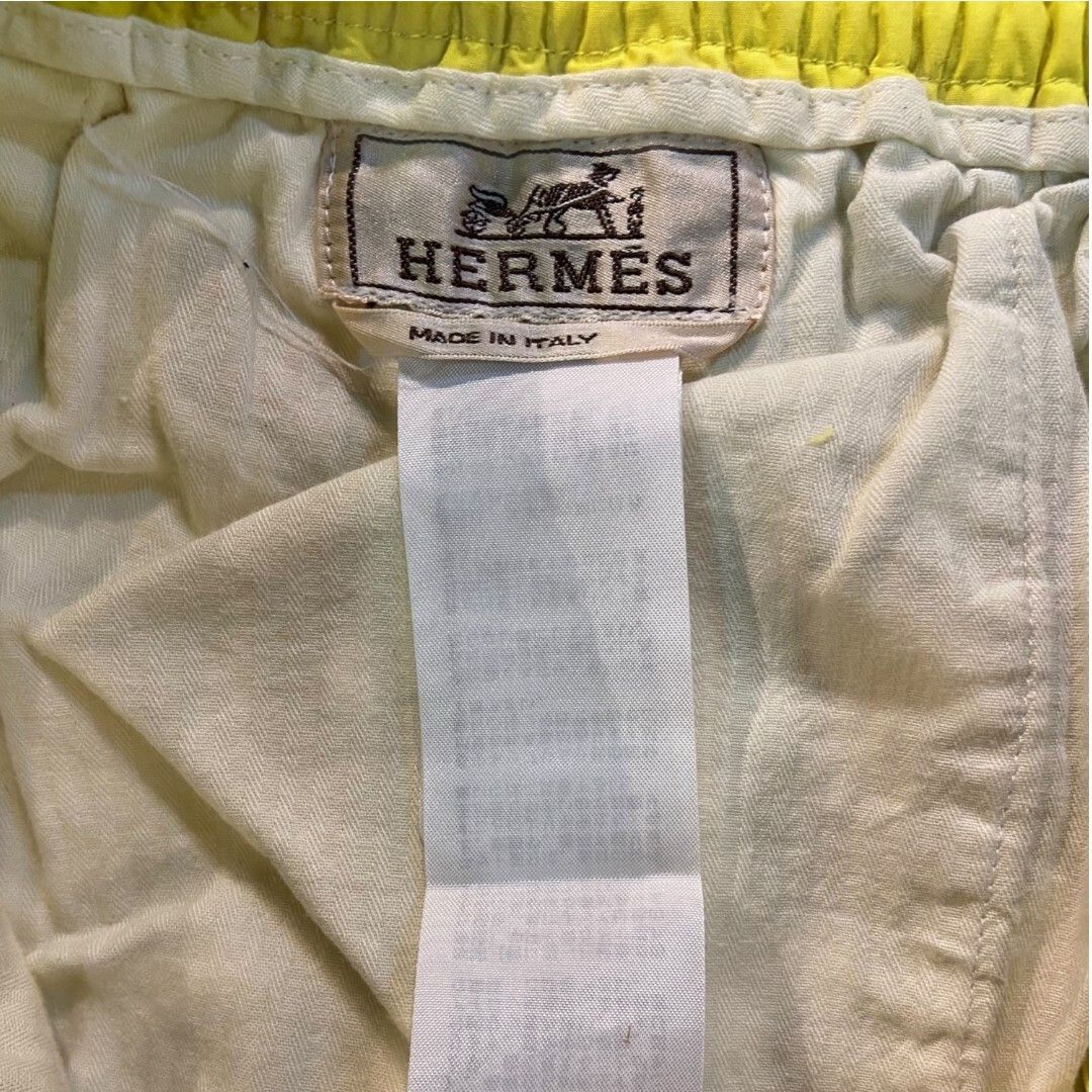Hermes HERMES Vibrant Yellow Luxurious Jogger Pants Size 32 Size US 32 / EU 48 - 5 Thumbnail