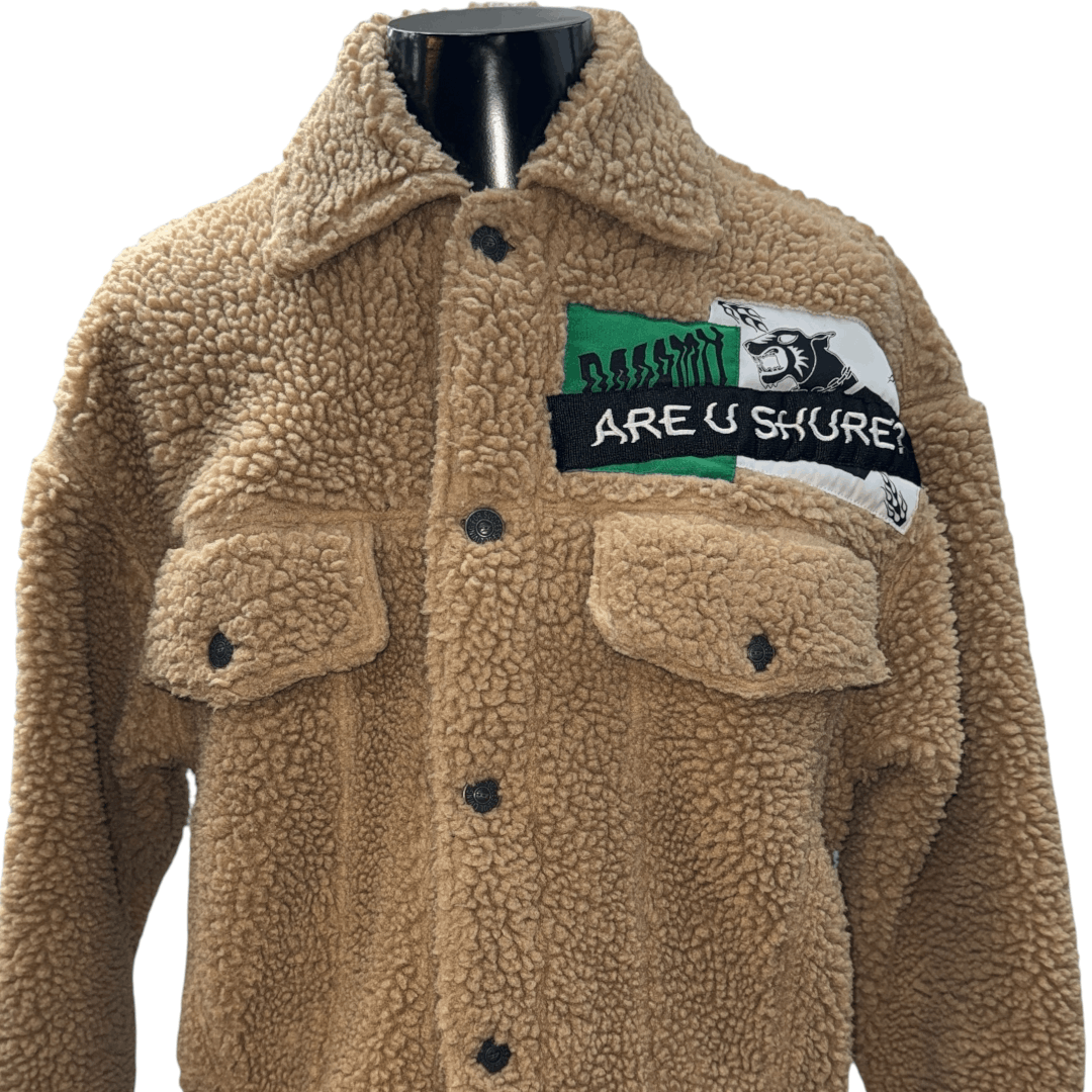 Diesel DIESEL Patchwork Boa Fleece Jacket Check Lining Size XS Size US XS / EU 42 / 0 - 3 Thumbnail
