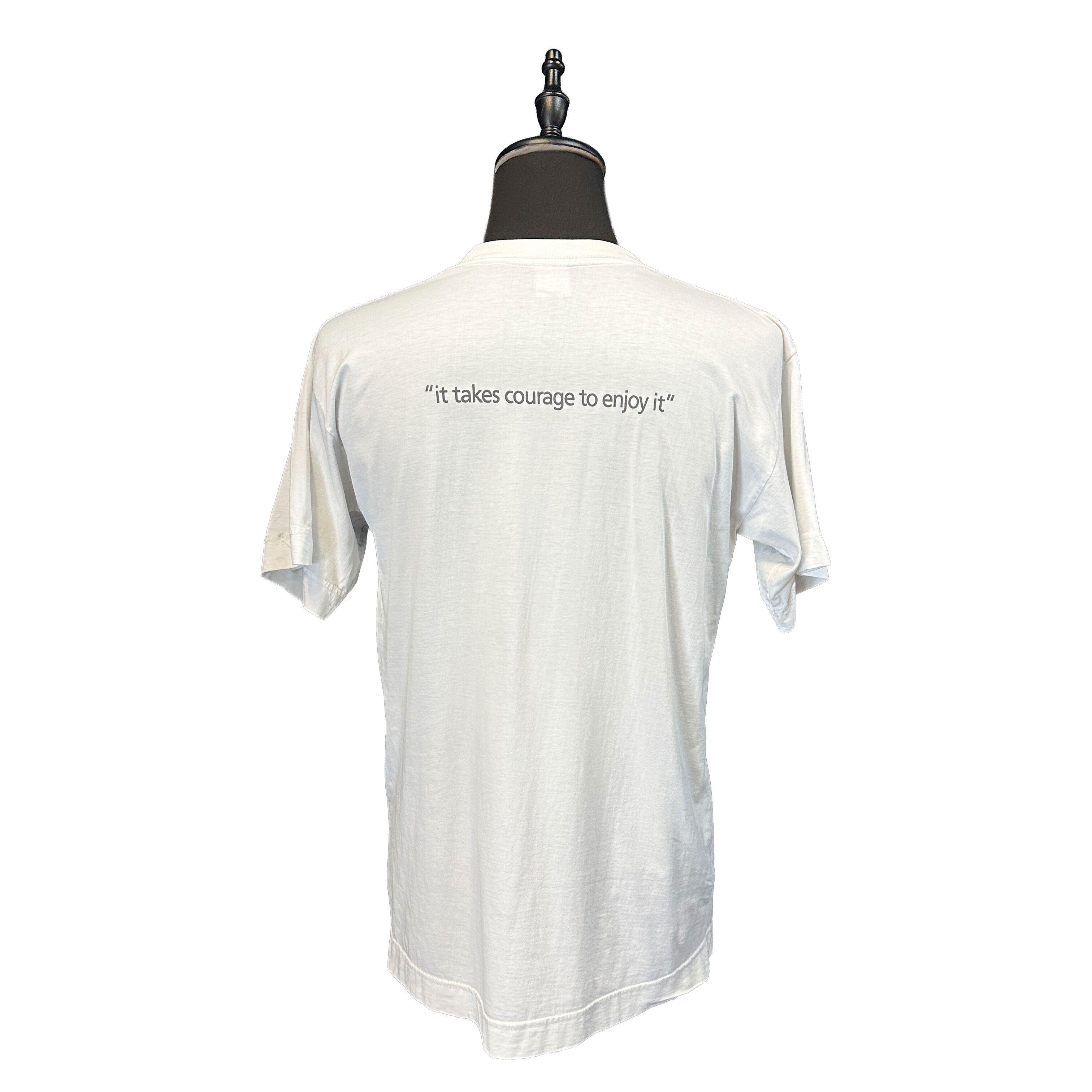 Vintage Bjork Debut Monochrome Face "it takes courage" Size L Size US L / EU 52-54 / 3 - 2 Thumbnail