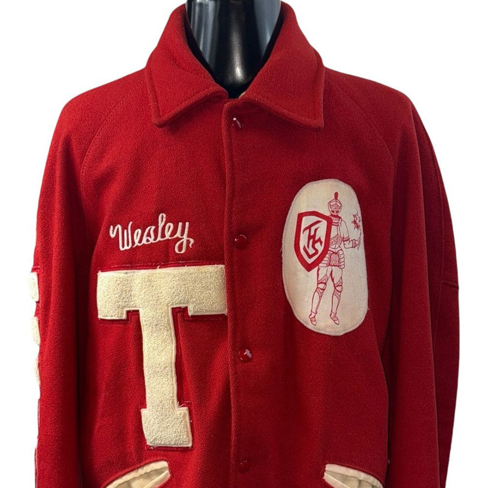 Delong Delong college stadium jacket Size 42 Size US 8.5 / EU 41-42 - 3 Thumbnail