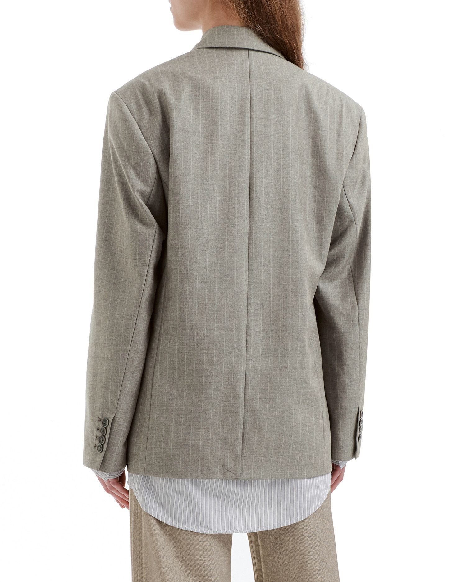 Acne Studios Acne Studios Stripe Spliced Design Blazer Jacket Size XS / US 0-2 / IT 36-38 - 4 Thumbnail