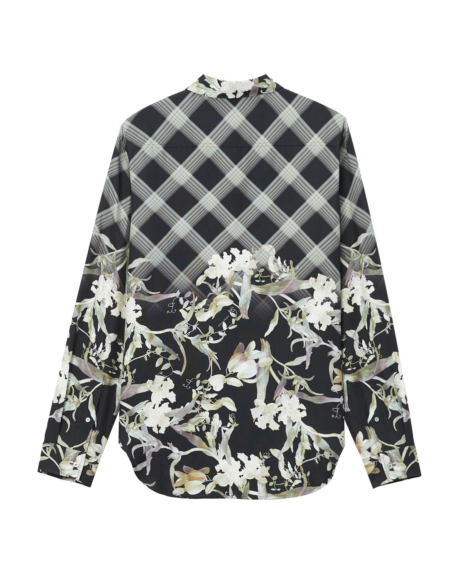 Acne Studios Acne Studios Plaid Floral Pattern Shirt Size US L / EU 52-54 / 3 - 6 Thumbnail
