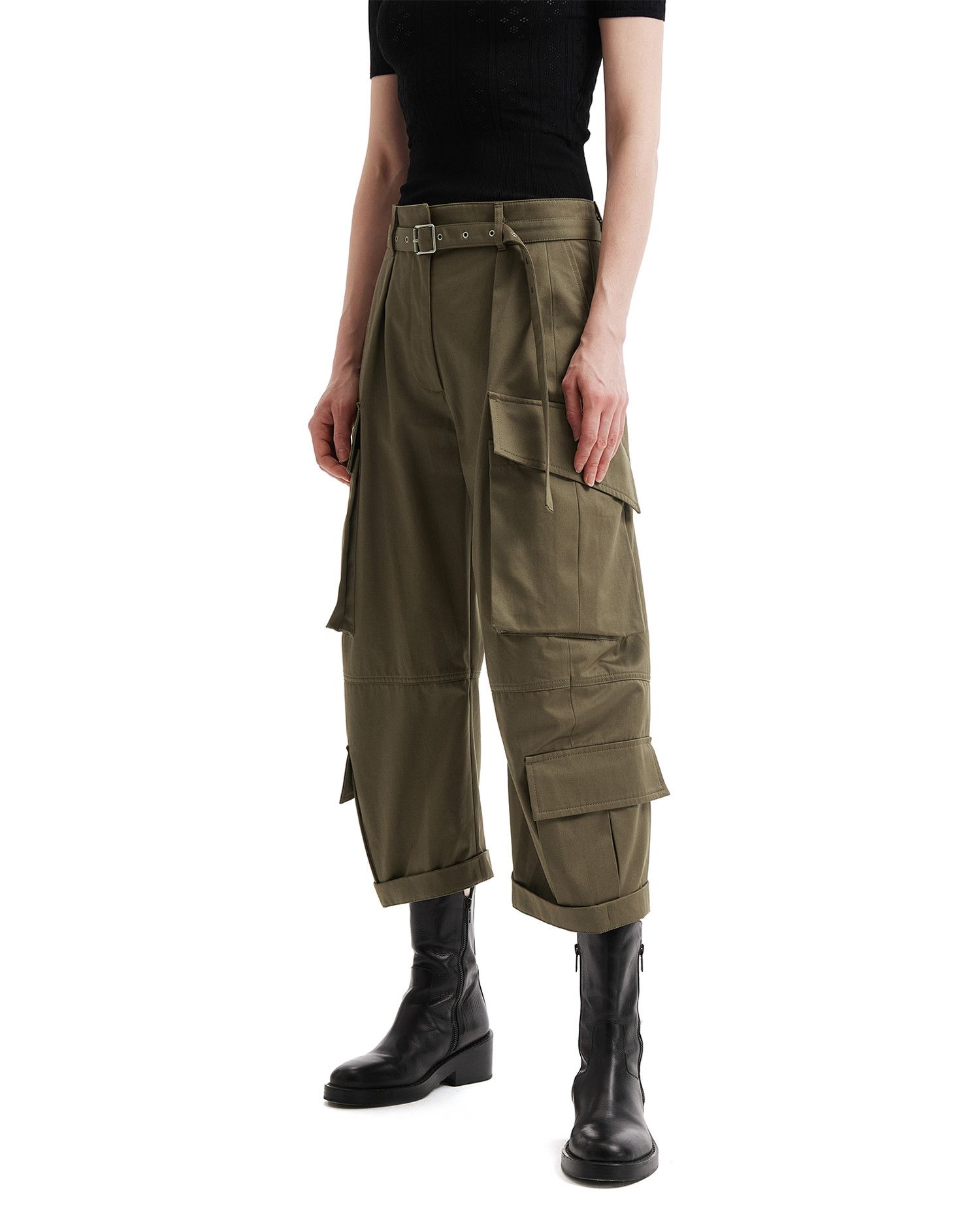 Acne Studios Acne Studios Multi-pocket Workwear Wide Leg Pants Size 26" / US 2 / IT 38 - 3 Thumbnail