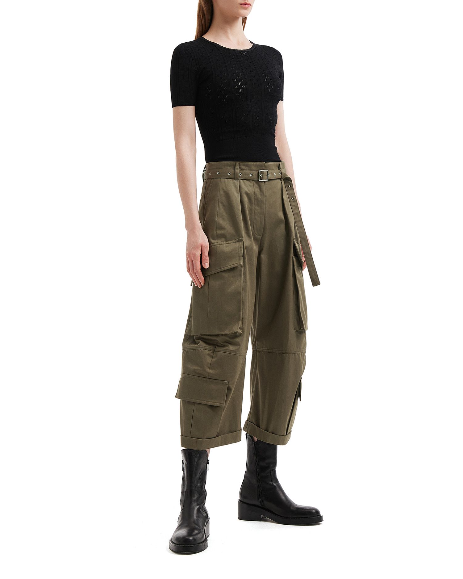 Acne Studios Acne Studios Multi-pocket Workwear Wide Leg Pants Size 26" / US 2 / IT 38 - 2 Thumbnail