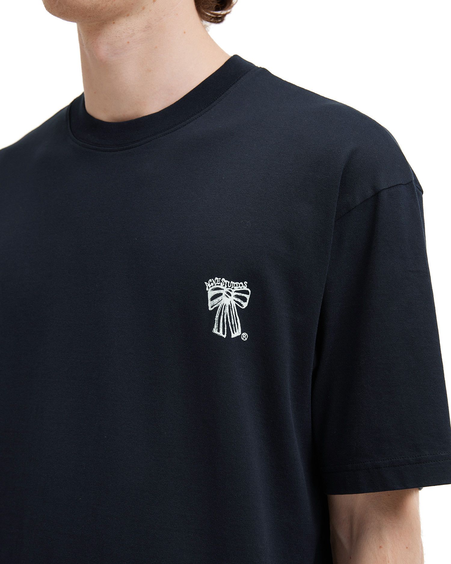 Acne Studios Acne Studios Bow Pattern Short Sleeve T-Shirt Size US XXL / EU 58 / 5 - 5 Thumbnail