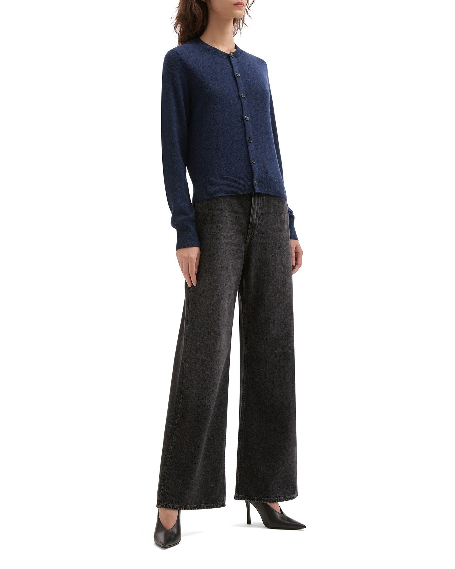 Acne Studios Acne Studios FACE Label Ornament Knit Cardigan Size XS / US 0-2 / IT 36-38 - 2 Thumbnail