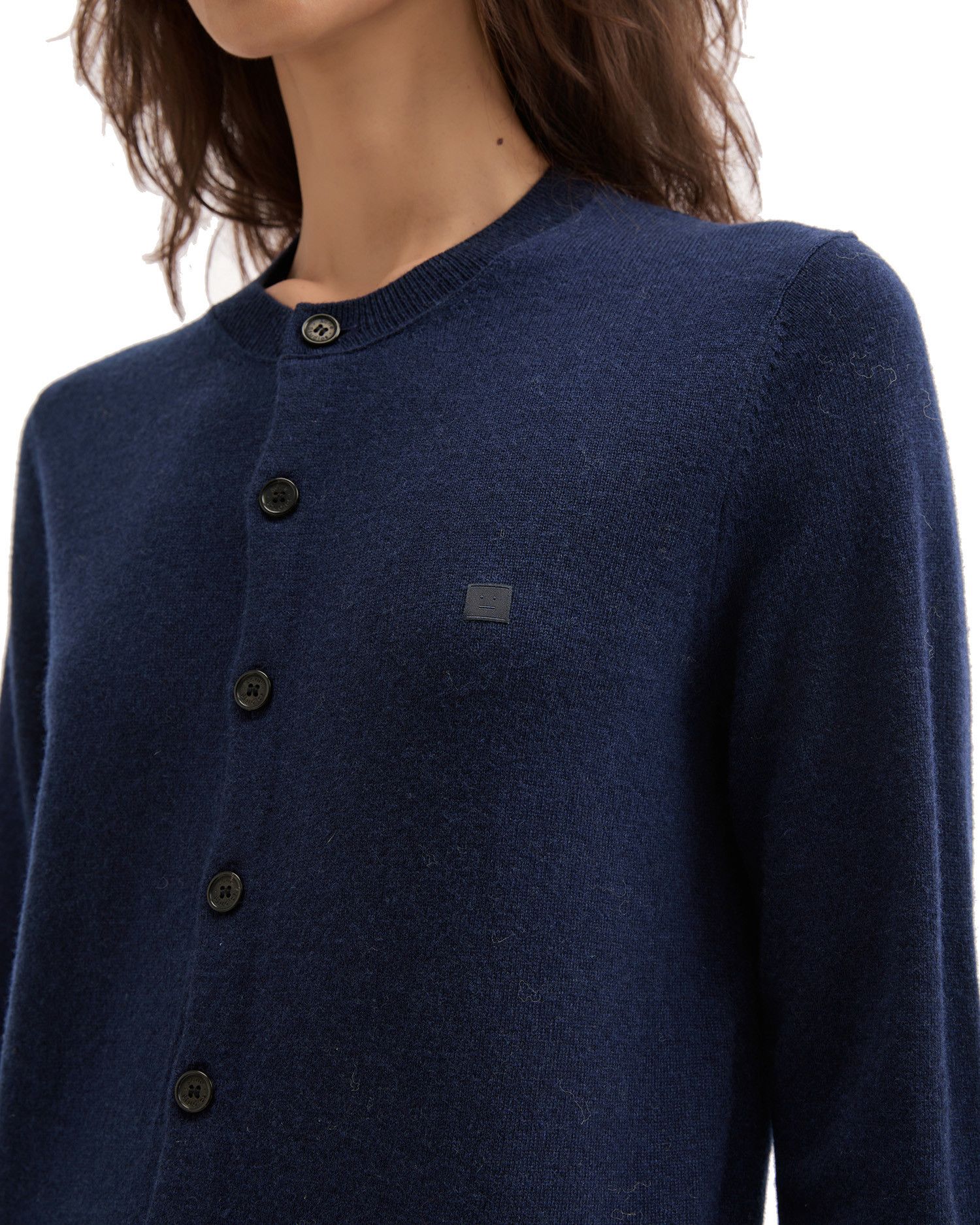 Acne Studios Acne Studios FACE Label Ornament Knit Cardigan Size XS / US 0-2 / IT 36-38 - 5 Thumbnail