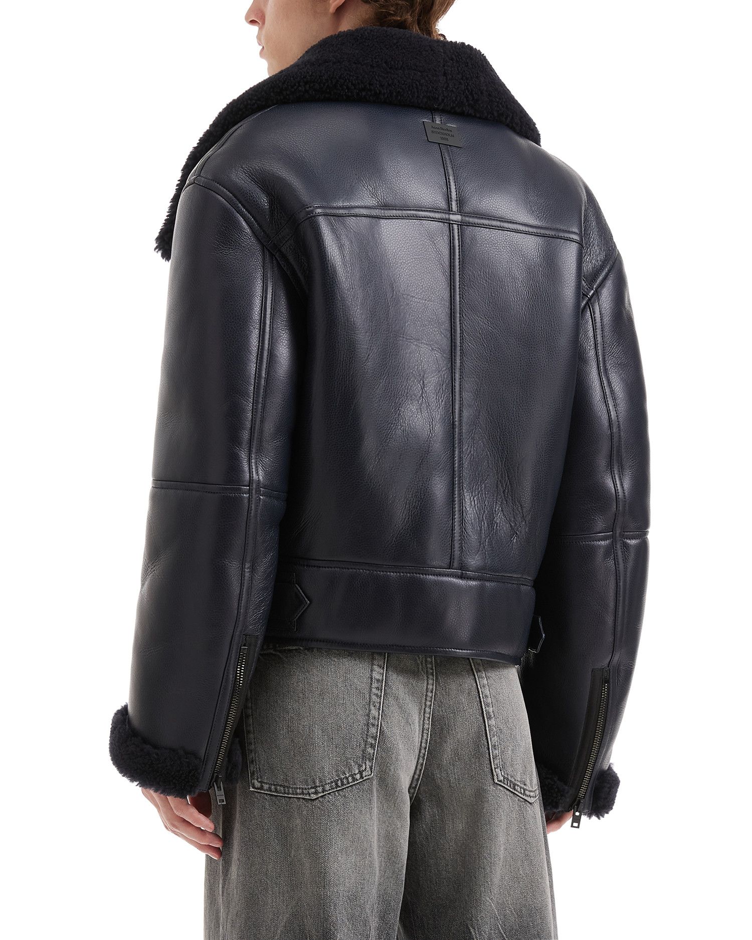 Acne Studios Acne Studios Ornament Fur Collar Leather Jacket Size US M / EU 48-50 / 2 - 4 Thumbnail