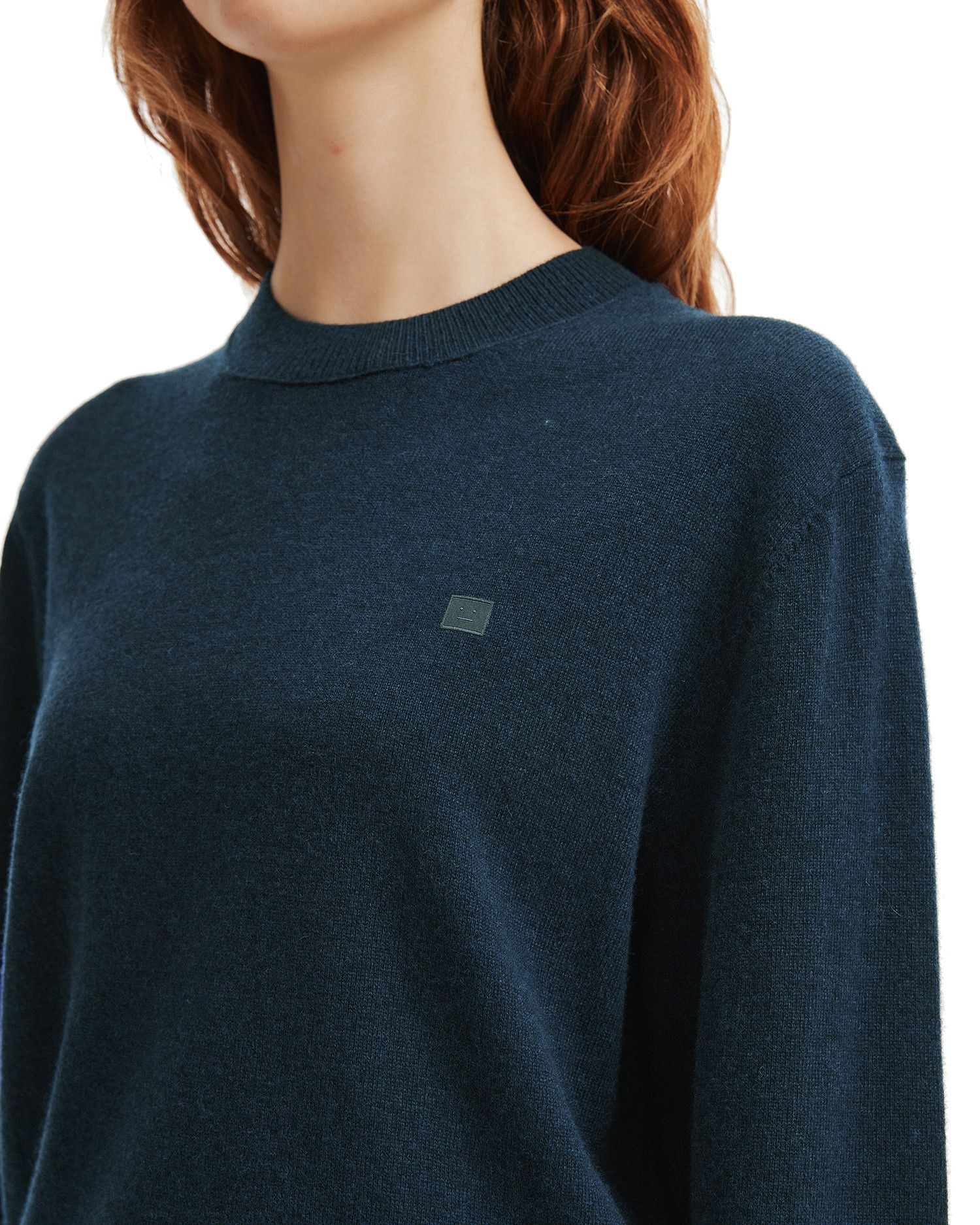 Acne Studios Acne Studios FACE Stitched Detail Crew Neck Knitwear Size XS / US 0-2 / IT 36-38 - 5 Thumbnail