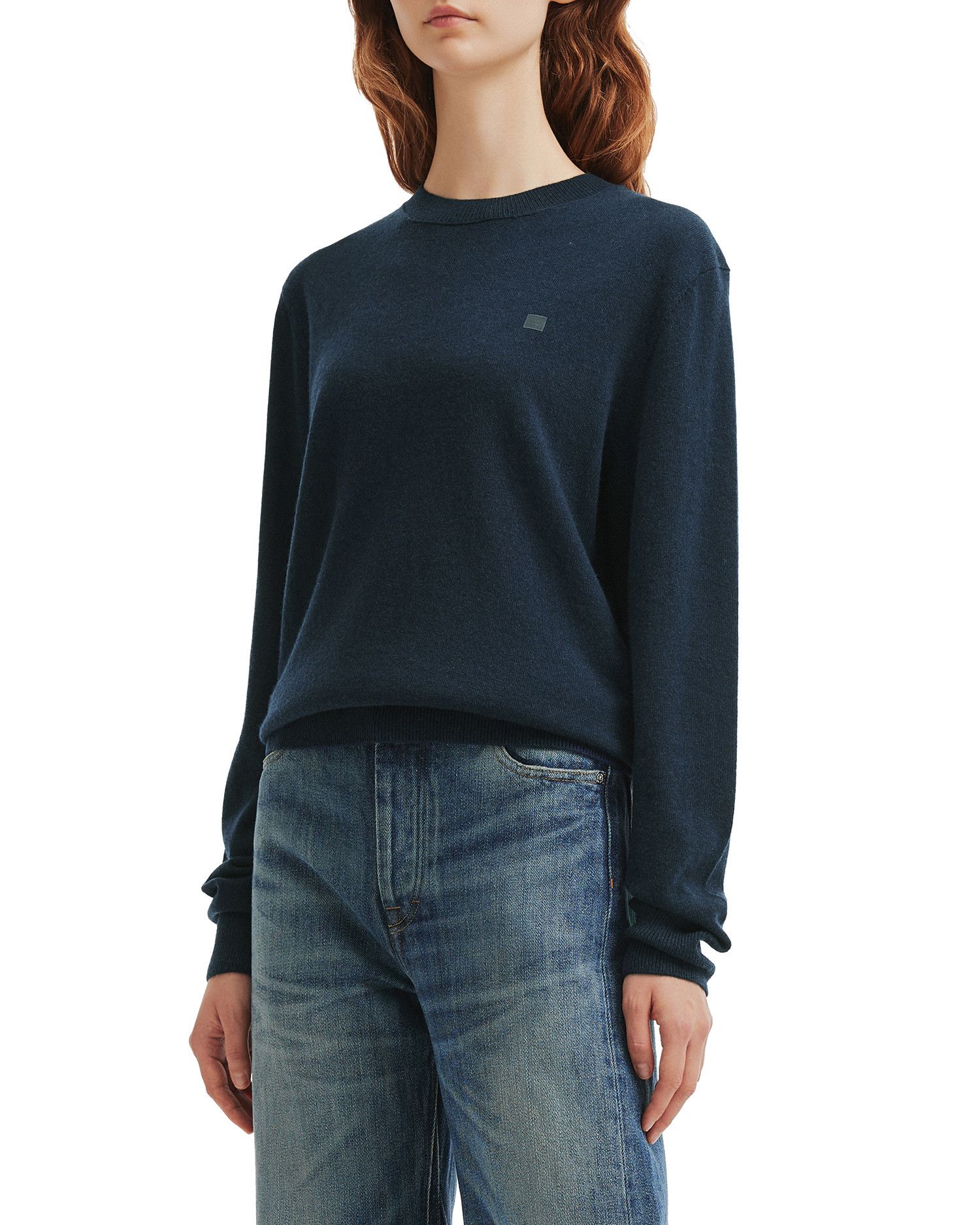 Acne Studios Acne Studios FACE Stitched Detail Crew Neck Knitwear Size XS / US 0-2 / IT 36-38 - 3 Thumbnail