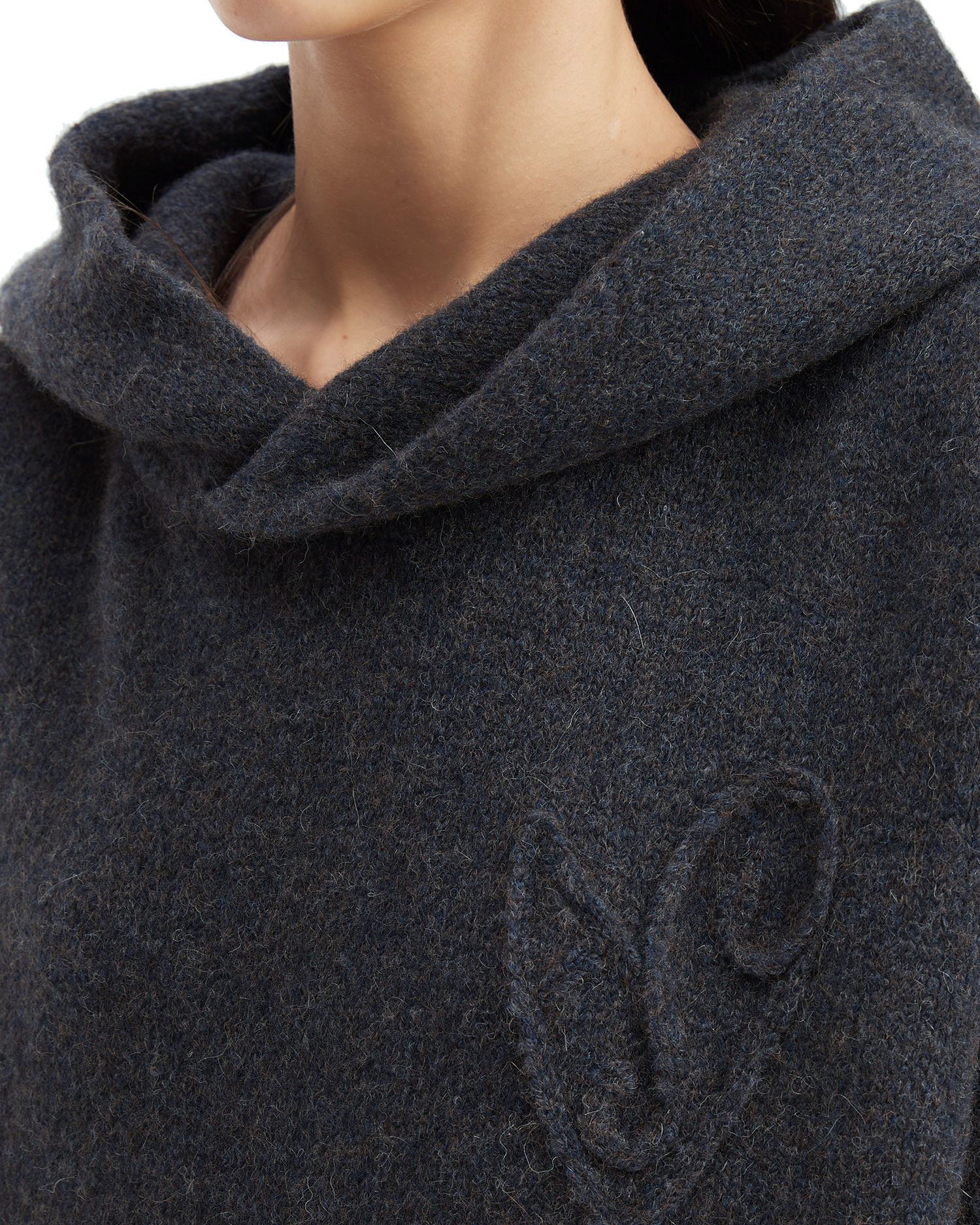 Acne Studios Acne Studios Plaid Spliced Hooded Knitwear Size XXS / US 00 / IT 34 - 5 Thumbnail