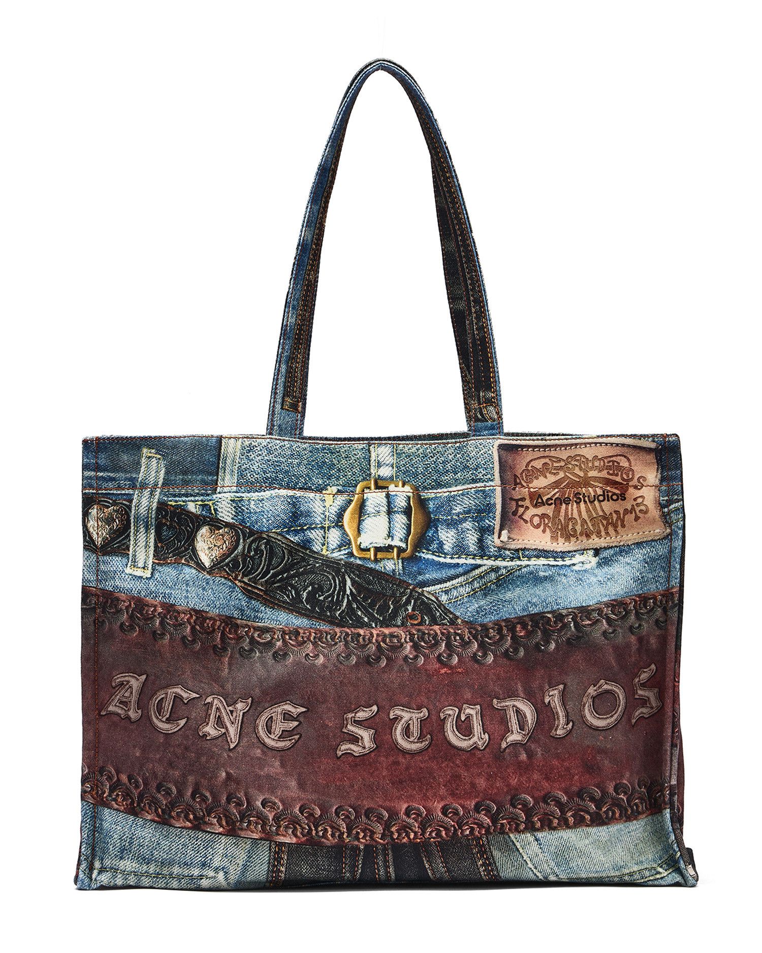 Acne Studios Acne Studios All-over Print Tote Size ONE SIZE - 5 Thumbnail