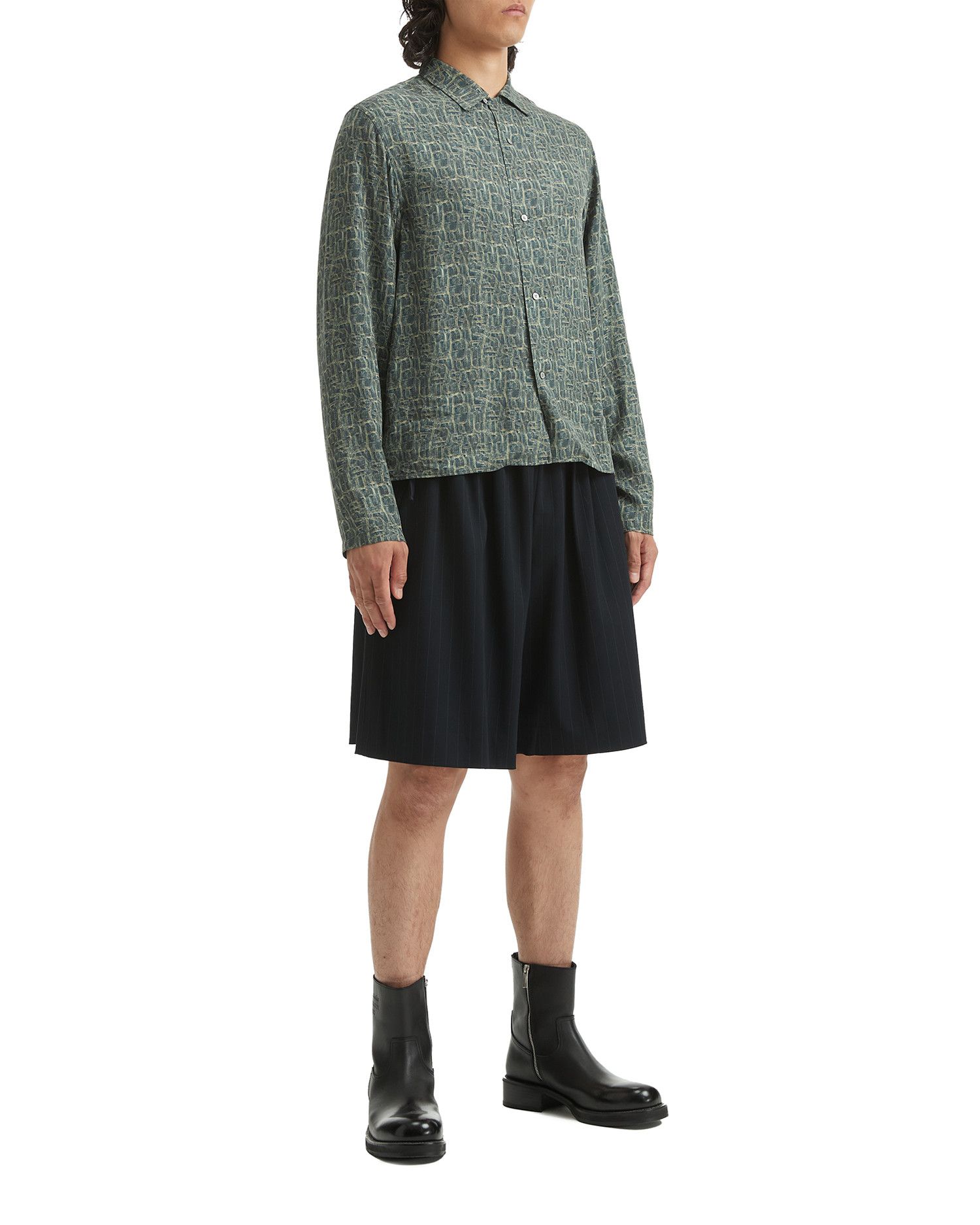 Acne Studios Acne Studios Bow Embroidery Stripe Shorts Size US 42 / EU 58 - 2 Thumbnail
