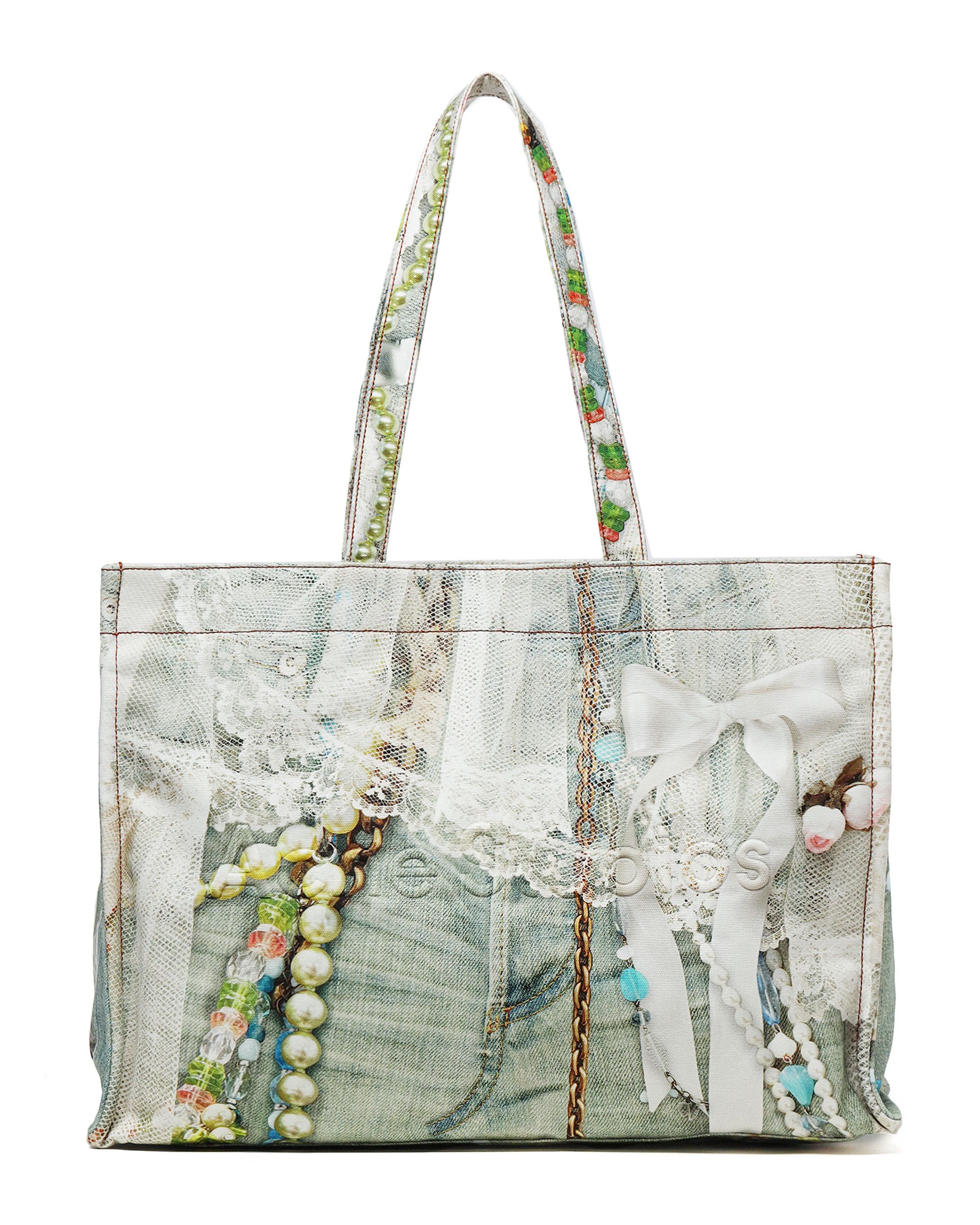 Acne Studios Acne Studios Jewelry Printed Cinnabar Peace Tote Size ONE SIZE - 3 Thumbnail