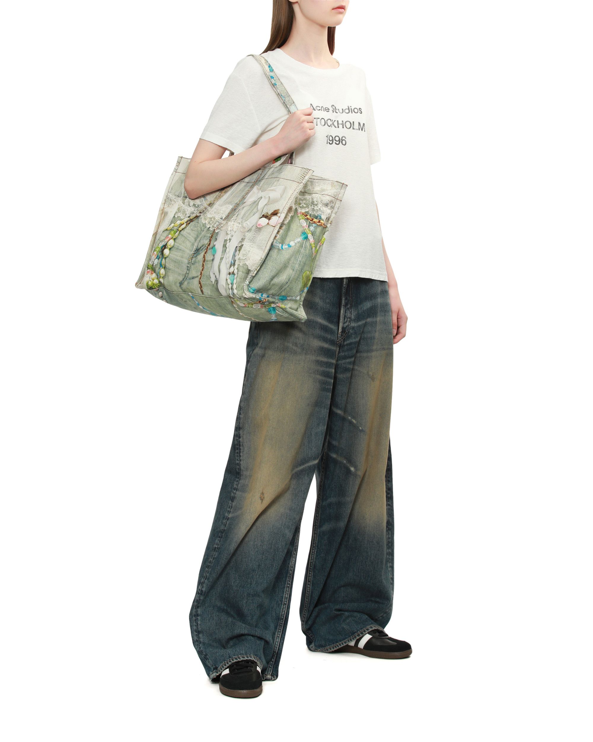 Acne Studios Acne Studios Jewelry Printed Cinnabar Peace Tote Size ONE SIZE - 2 Thumbnail