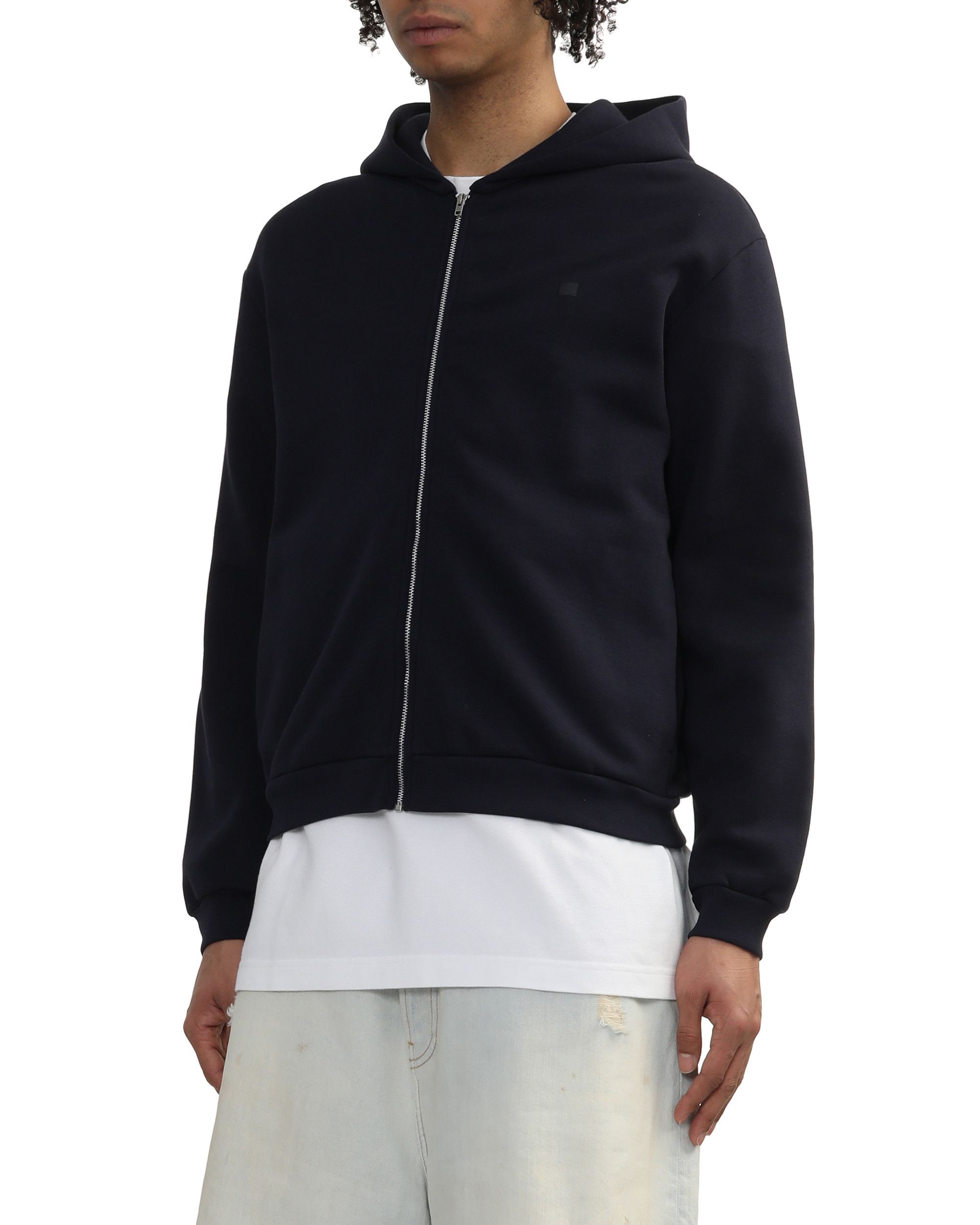 Acne Studios Acne Studios Face Embroidered Zipper Sweatshirt Size US S / EU 44-46 / 1 - 3 Thumbnail