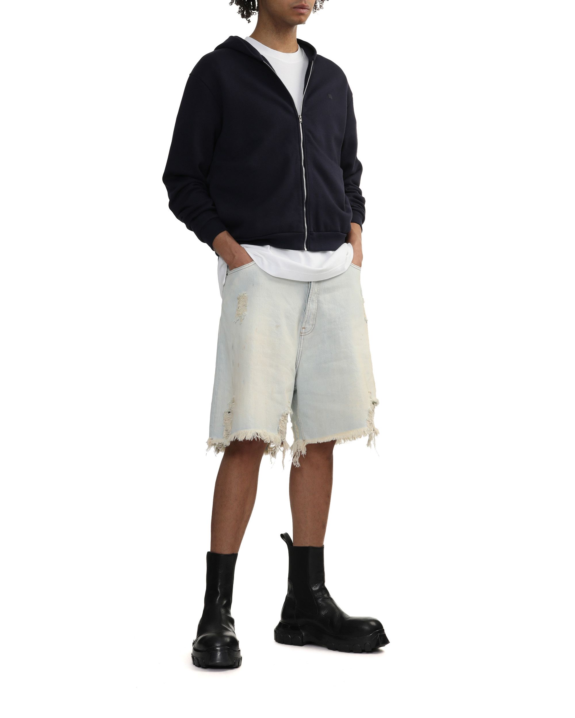 Acne Studios Acne Studios Face Embroidered Zipper Sweatshirt Size US S / EU 44-46 / 1 - 2 Thumbnail