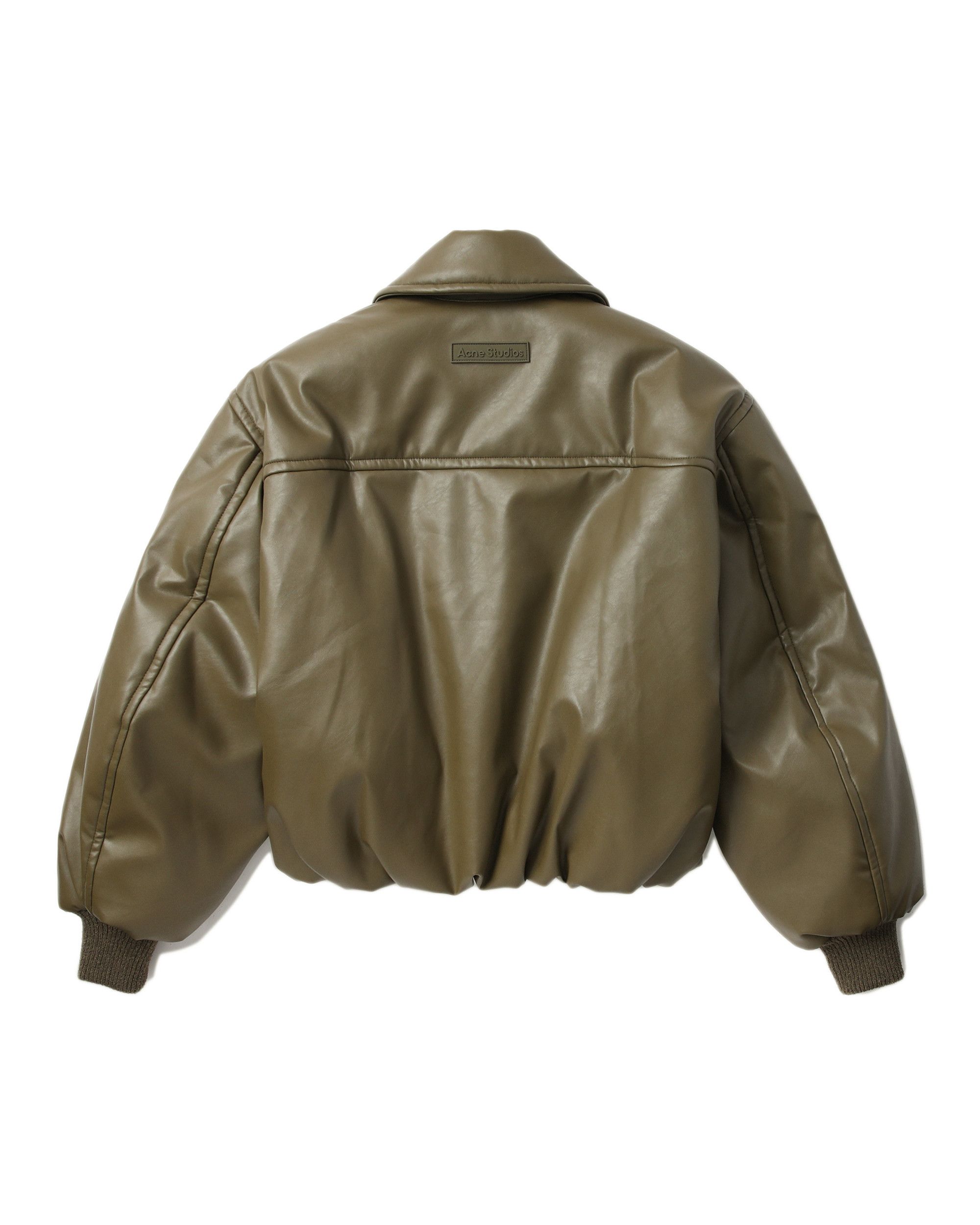 Acne Studios Acne Studios Leather Feel Lapel Zipper Jacket Size L / US 10 / IT 46 - 6 Thumbnail