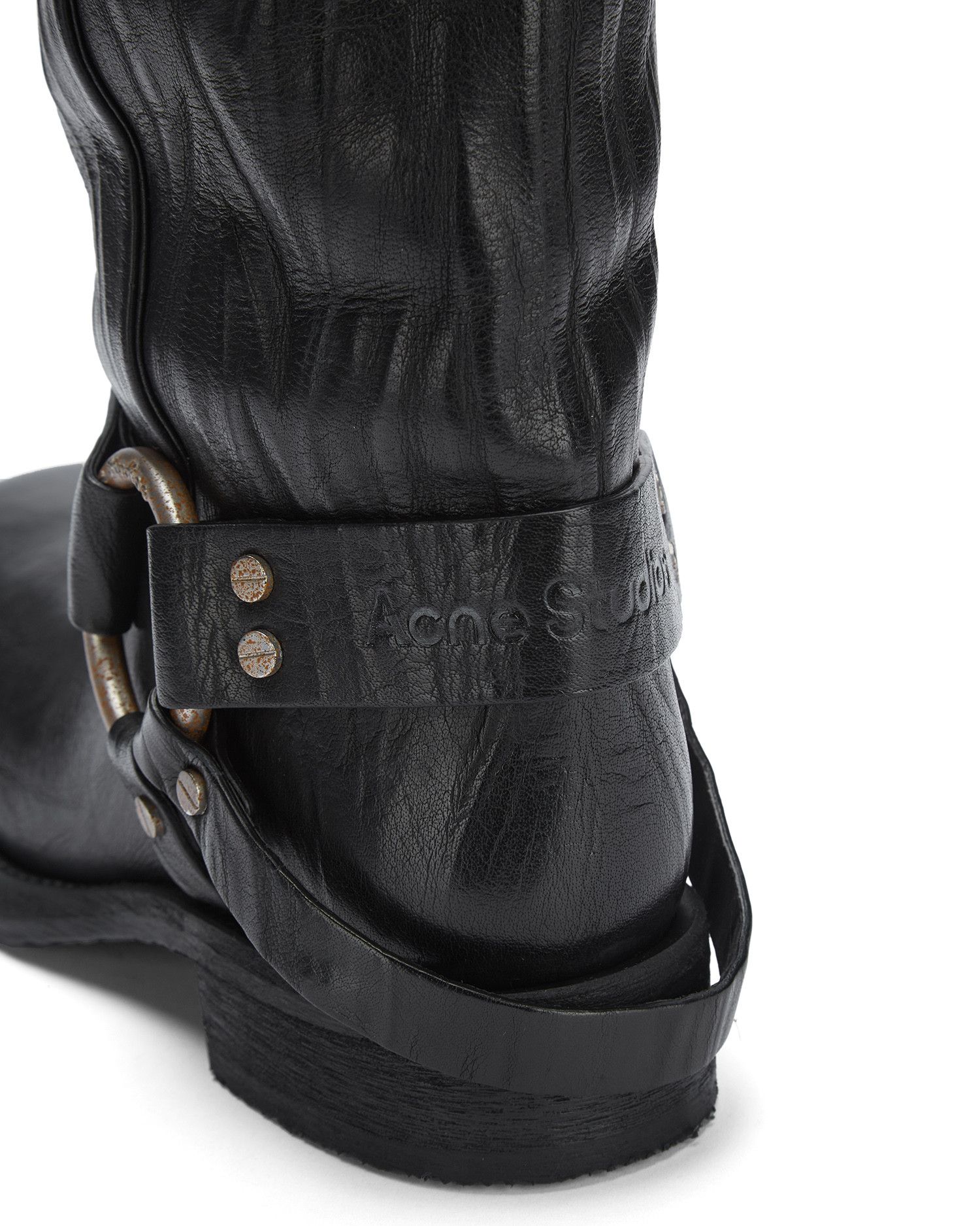 Acne Studios Acne Studios Belt Loop Decorative Knee-Length Boot Size US 8 / IT 38 - 10 Thumbnail