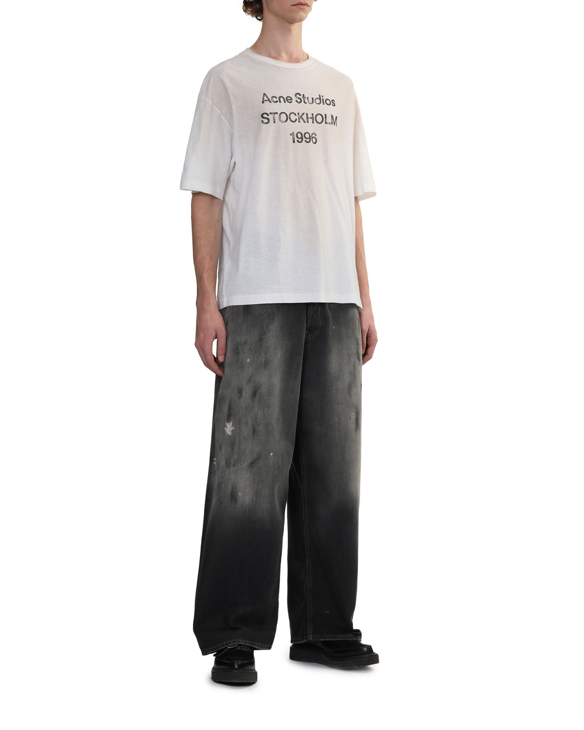 Acne Studios Acne Studios Logo Printed T-Shirt Size US XL / EU 56 / 4 - 2 Thumbnail