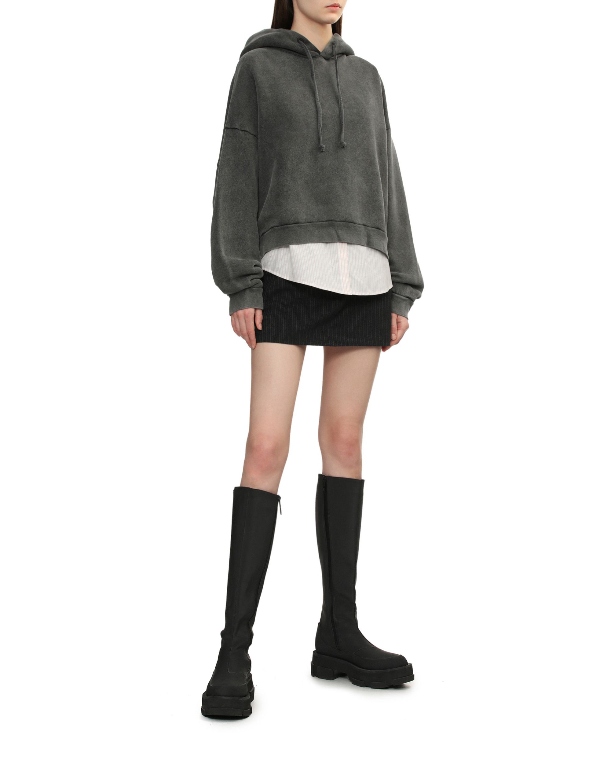 Acne Studios Acne Studios Logo Stitch Hooded Sweatshirt Size S / US 4 / IT 40 - 2 Thumbnail