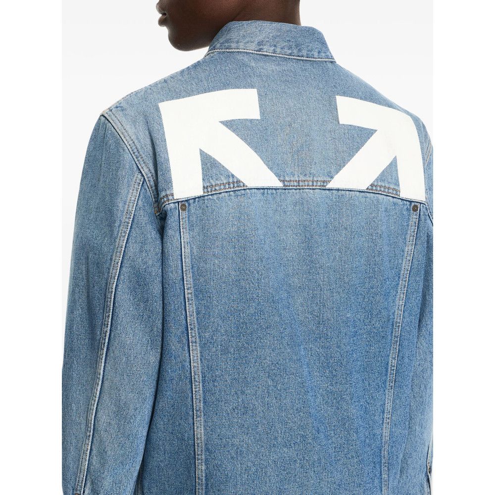 Off-White Off-white BLUE Jackets - Denim Jackets Size US M / EU 48-50 / 2 - 3 Thumbnail