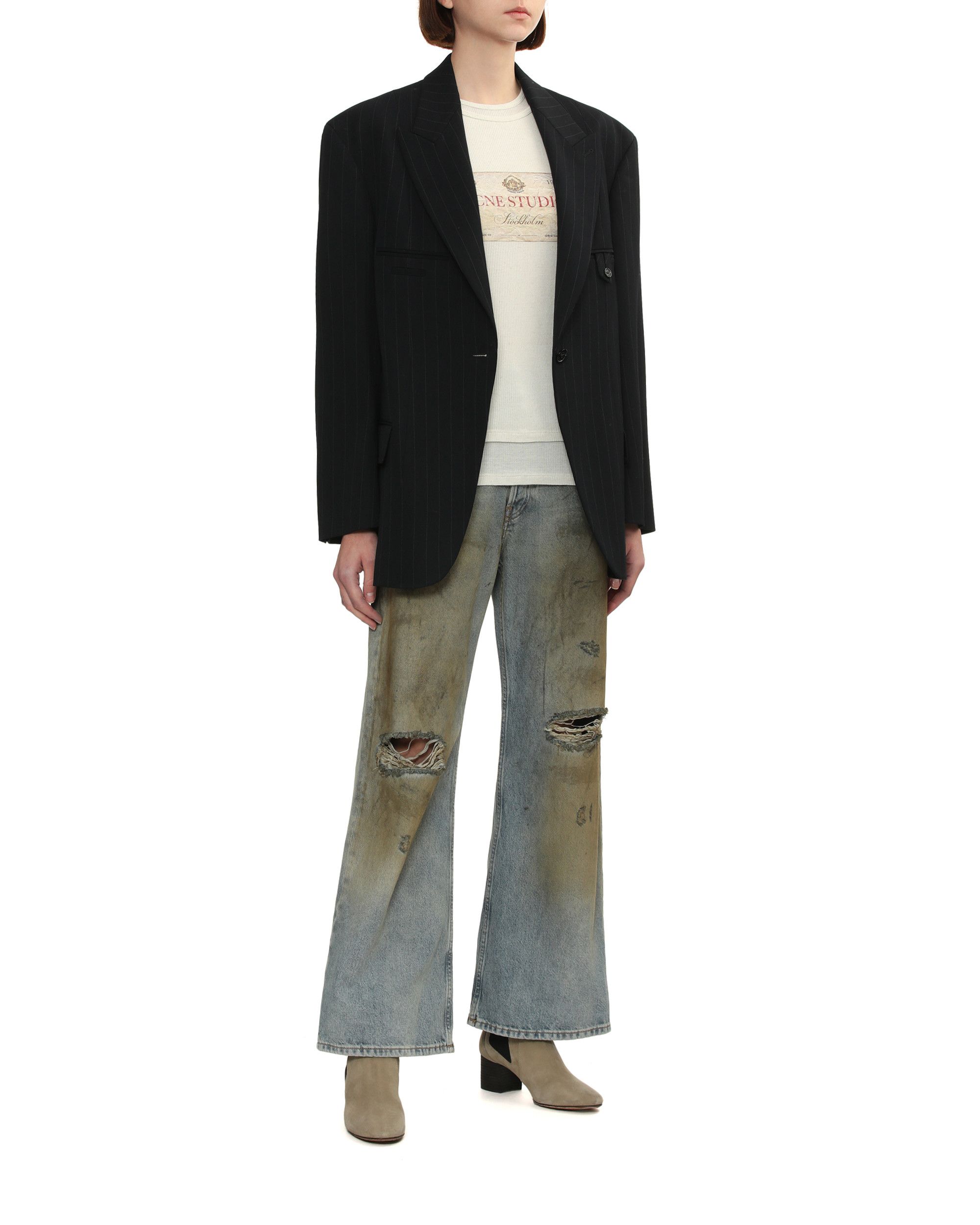 Acne Studios Acne Studios 2021F LOOSE FIT Ripped Jeans Size 26" / US 2 / IT 38 - 2 Thumbnail