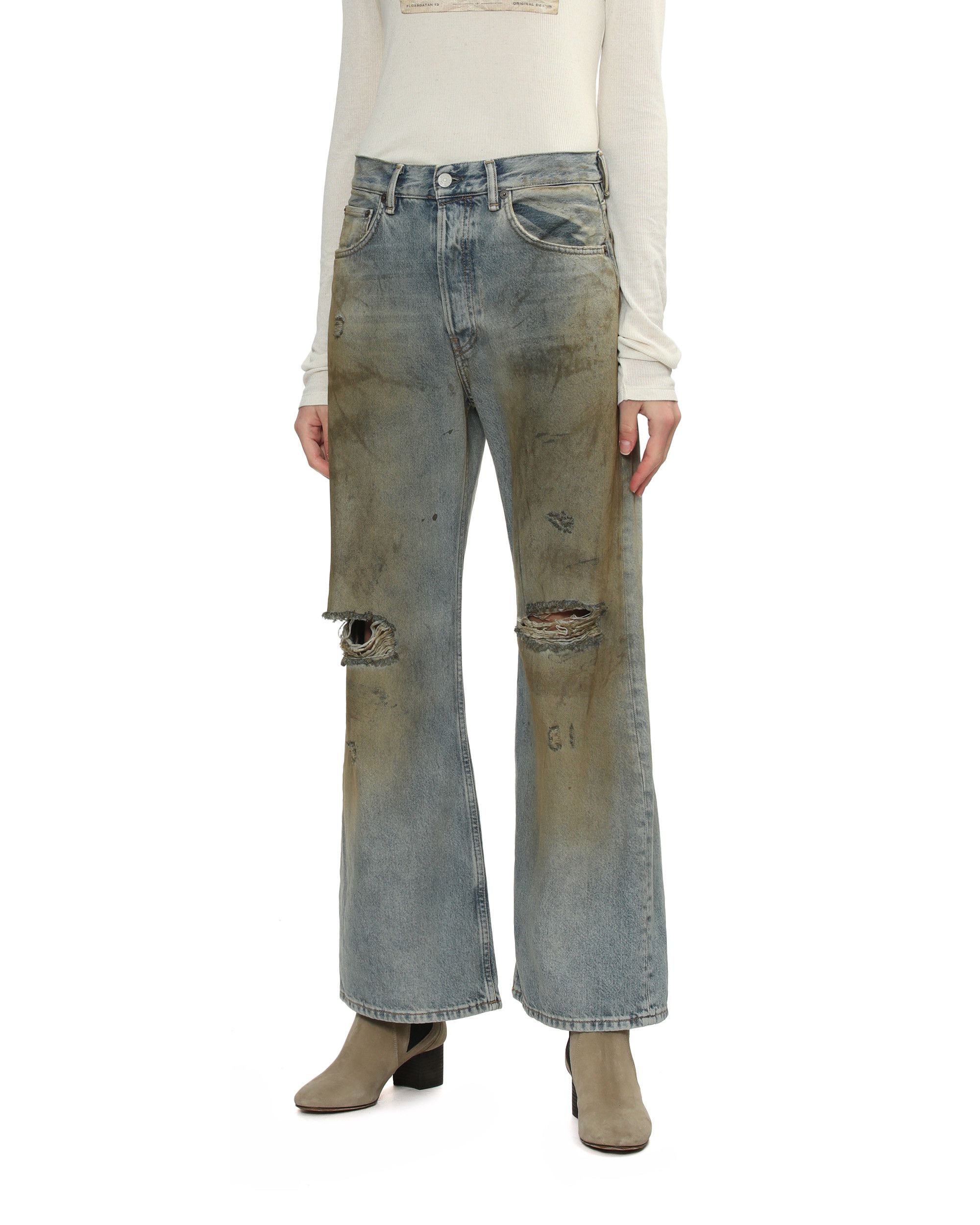 Acne Studios Acne Studios 2021F LOOSE FIT Ripped Jeans Size 28" / US 6 / IT 42 - 3 Thumbnail
