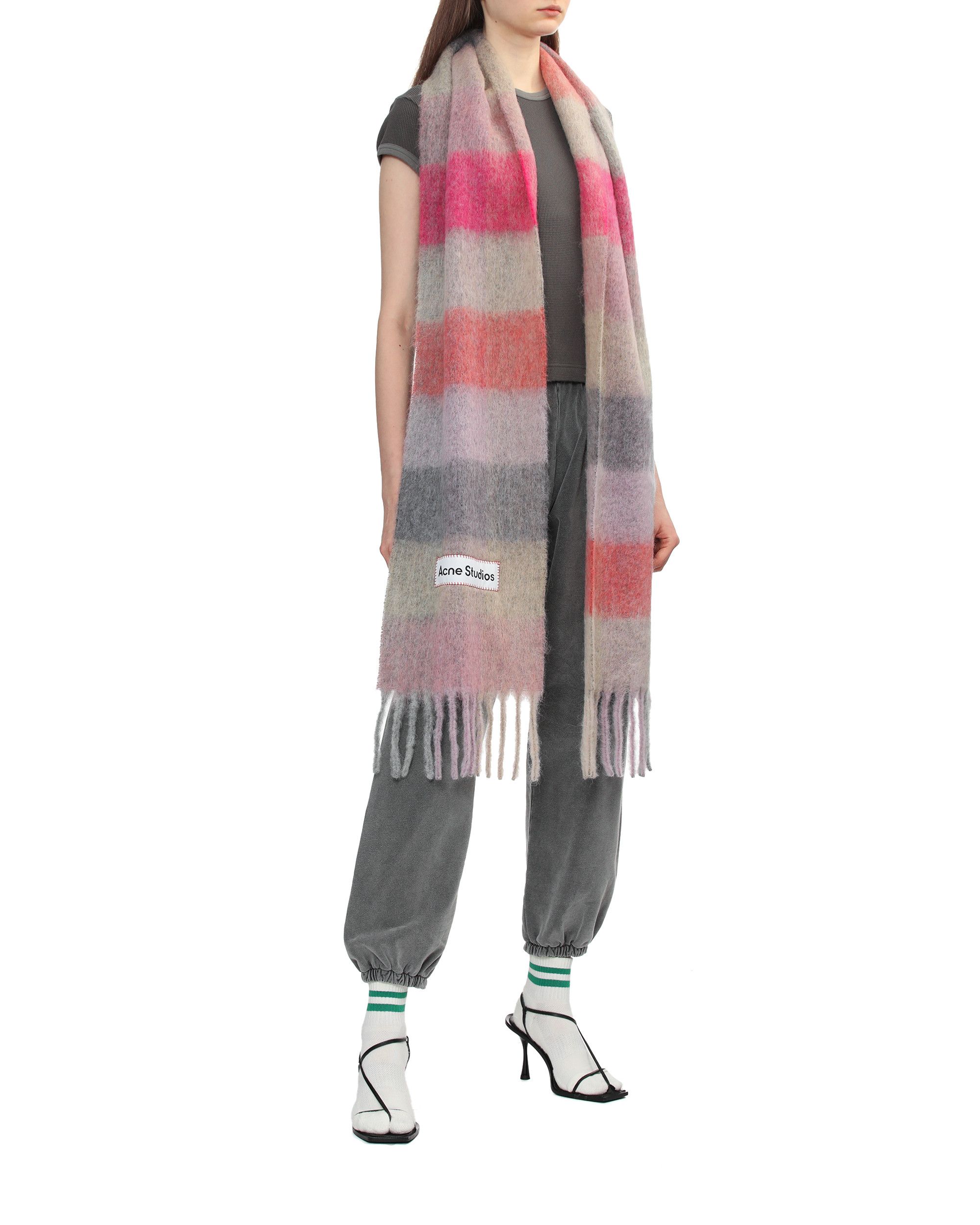 Acne Studios Acne Studios Ornament Logo Plaid Scarf Size ONE SIZE - 2 Thumbnail